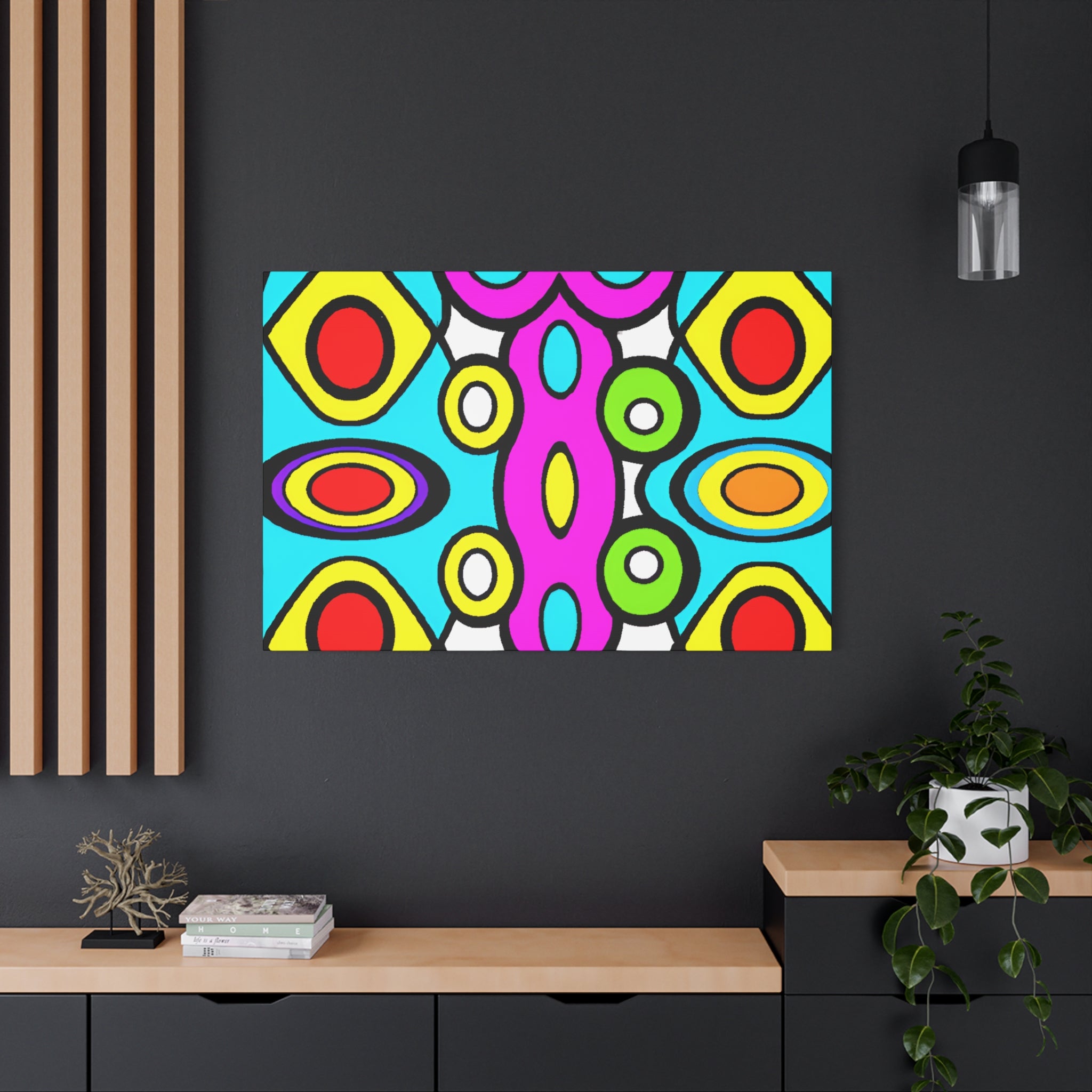 Groovy Kaleidoscope - Canvas