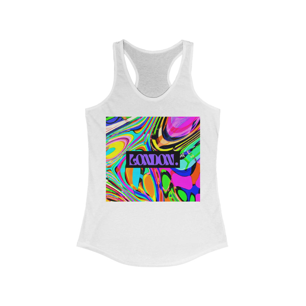 "Velvet Spectrum" - Racerback Tank Top