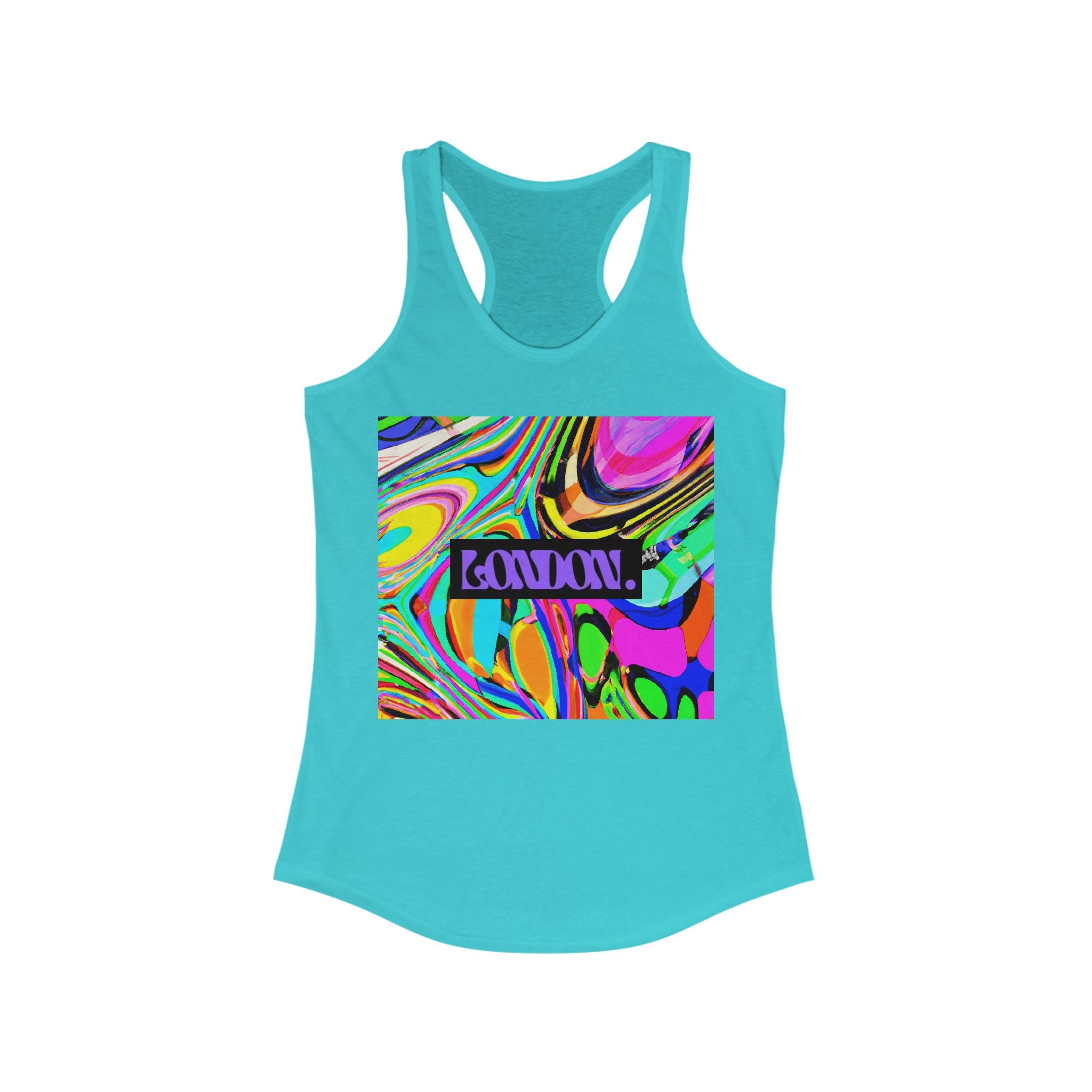 "Velvet Spectrum" - Racerback Tank Top