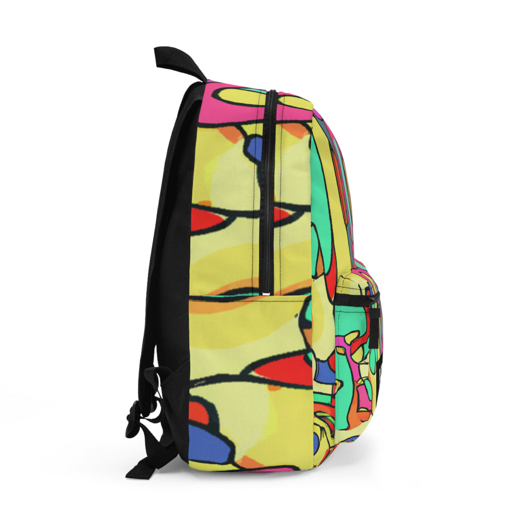 "Groovy Gidget's Kaleidoscope Realm" - Backpack