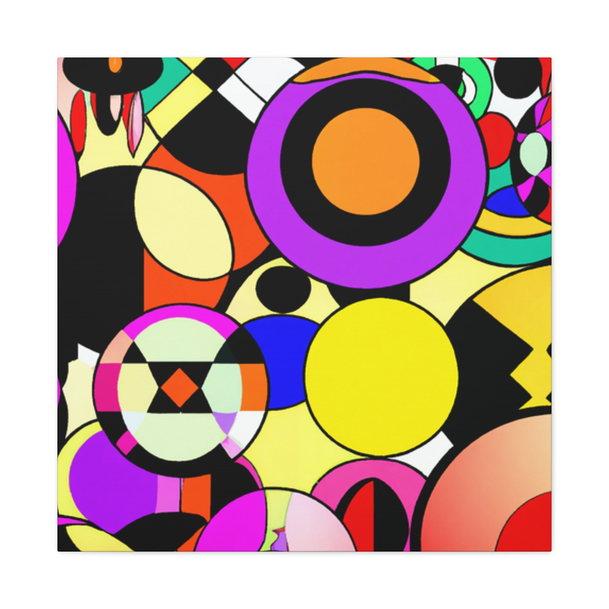 Groovy Kaleidoscope - Canvas