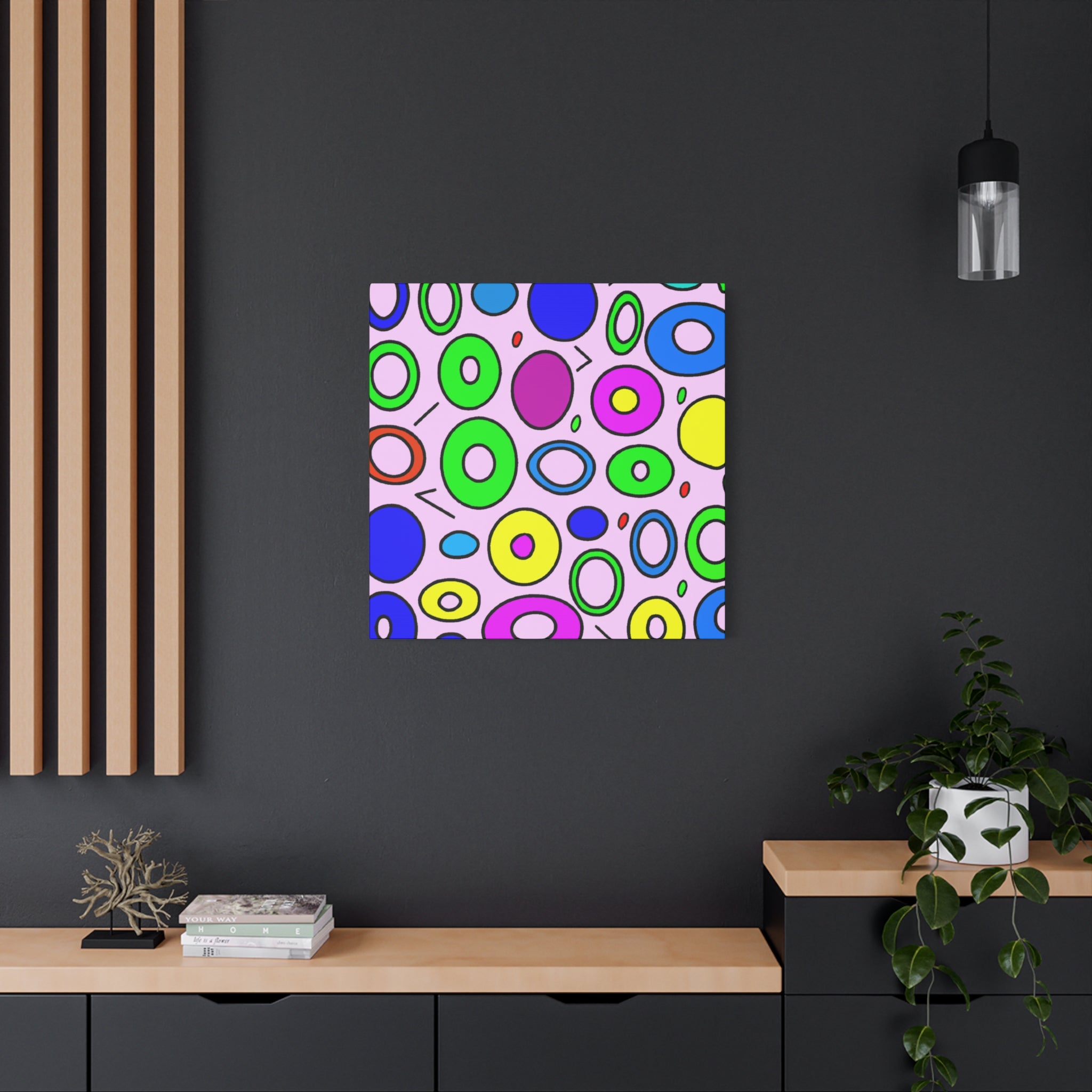 Groovy Kaleidoscope - Canvas