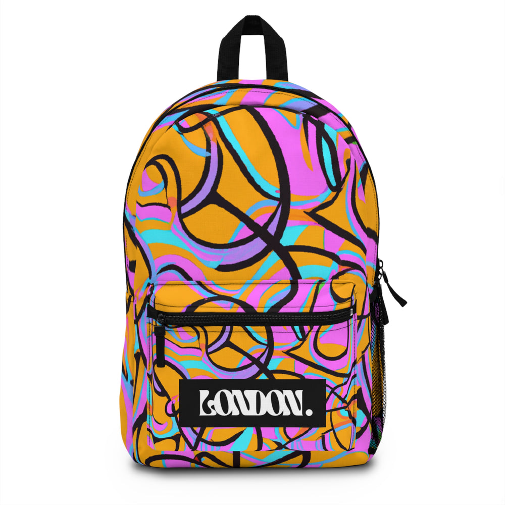 "Groovy Revolution: Color Pop & Vintage Vibes" - Backpack