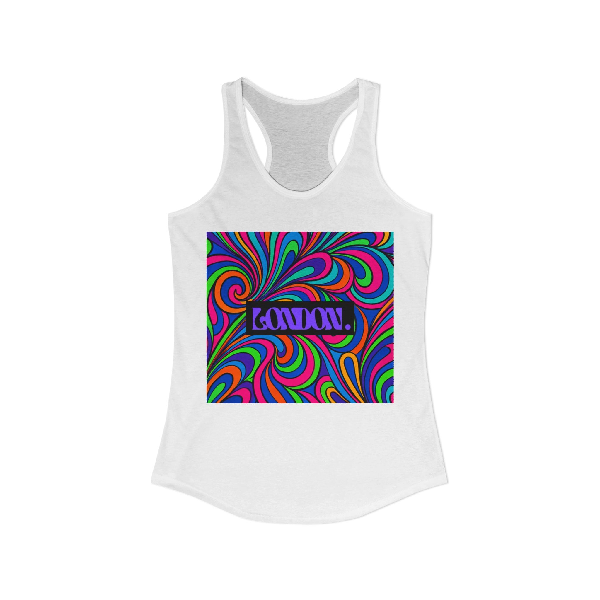 "Groovy Garnet Galaxy" - Racerback Tank Top
