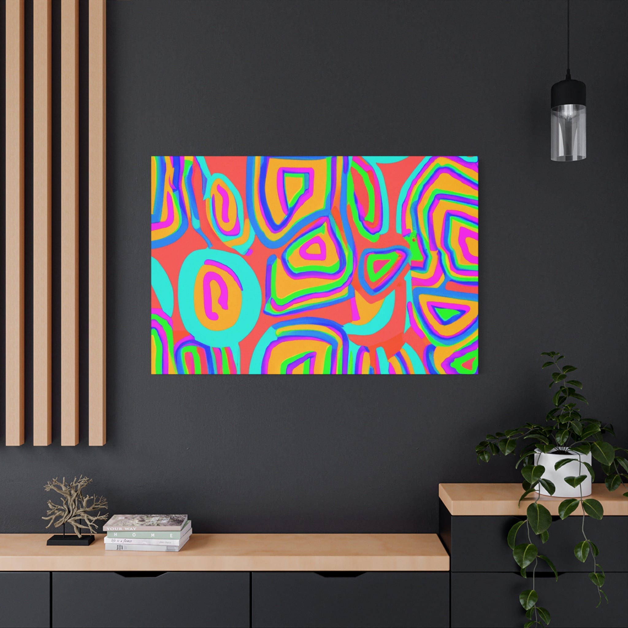 Groovy Kaleidoscope - Canvas