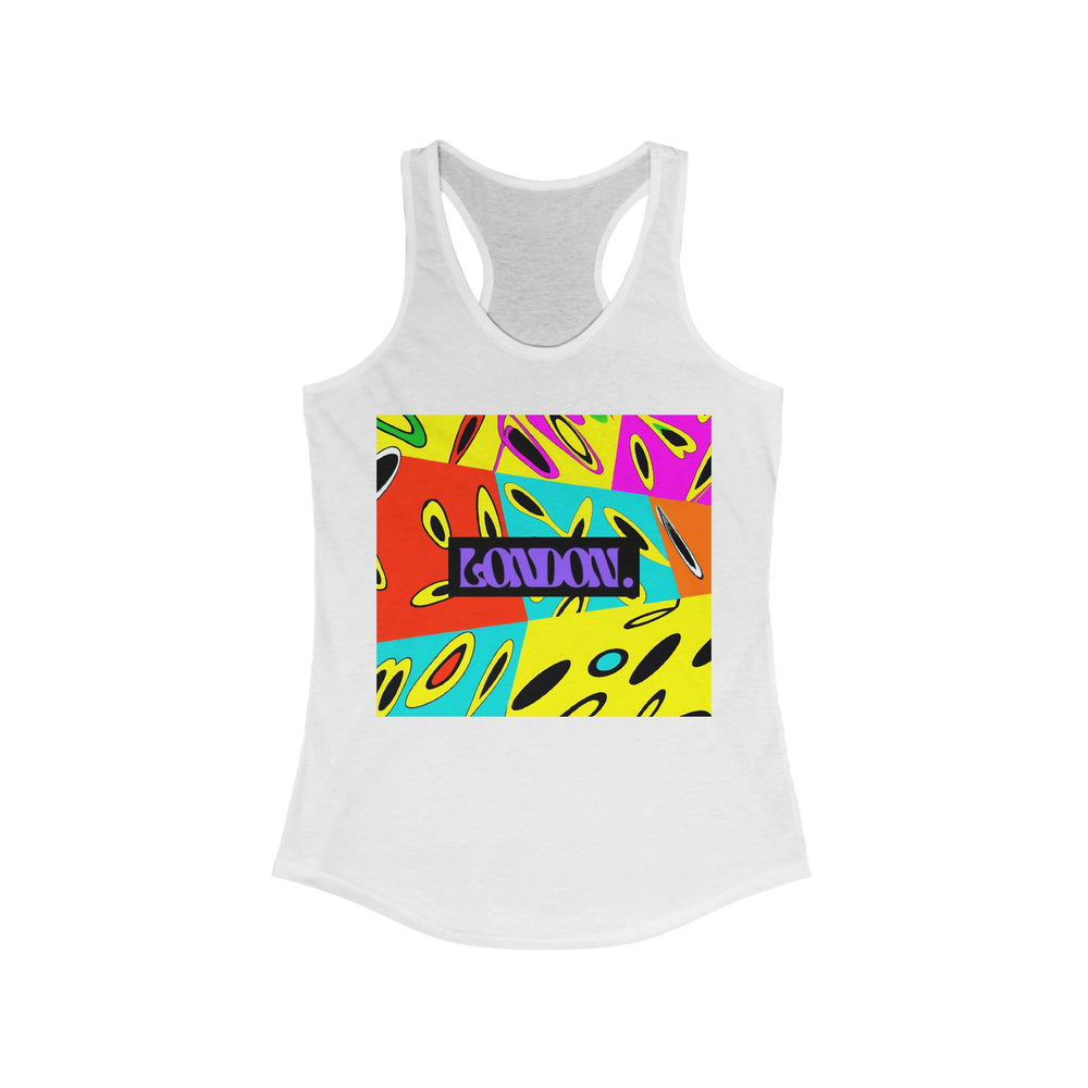 "Hippie Daze Delights" - Racerback Tank Top