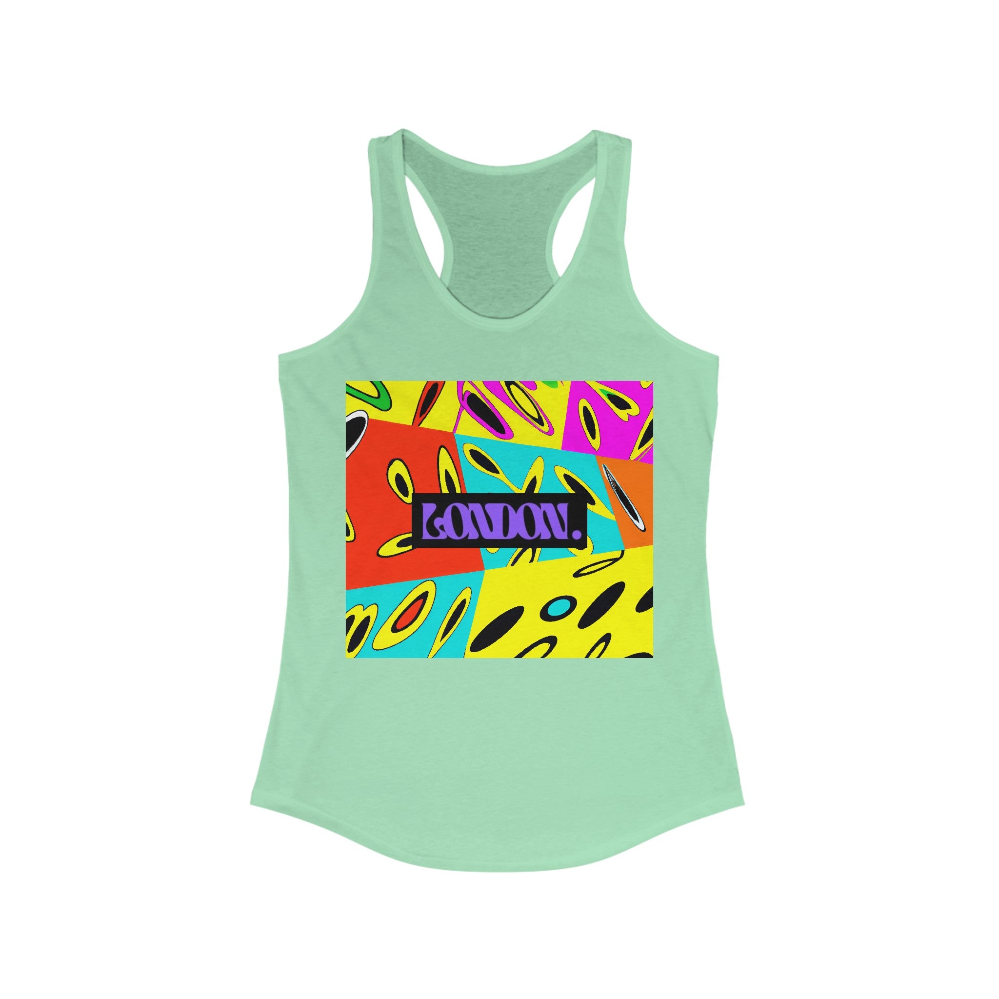 "Hippie Daze Delights" - Racerback Tank Top