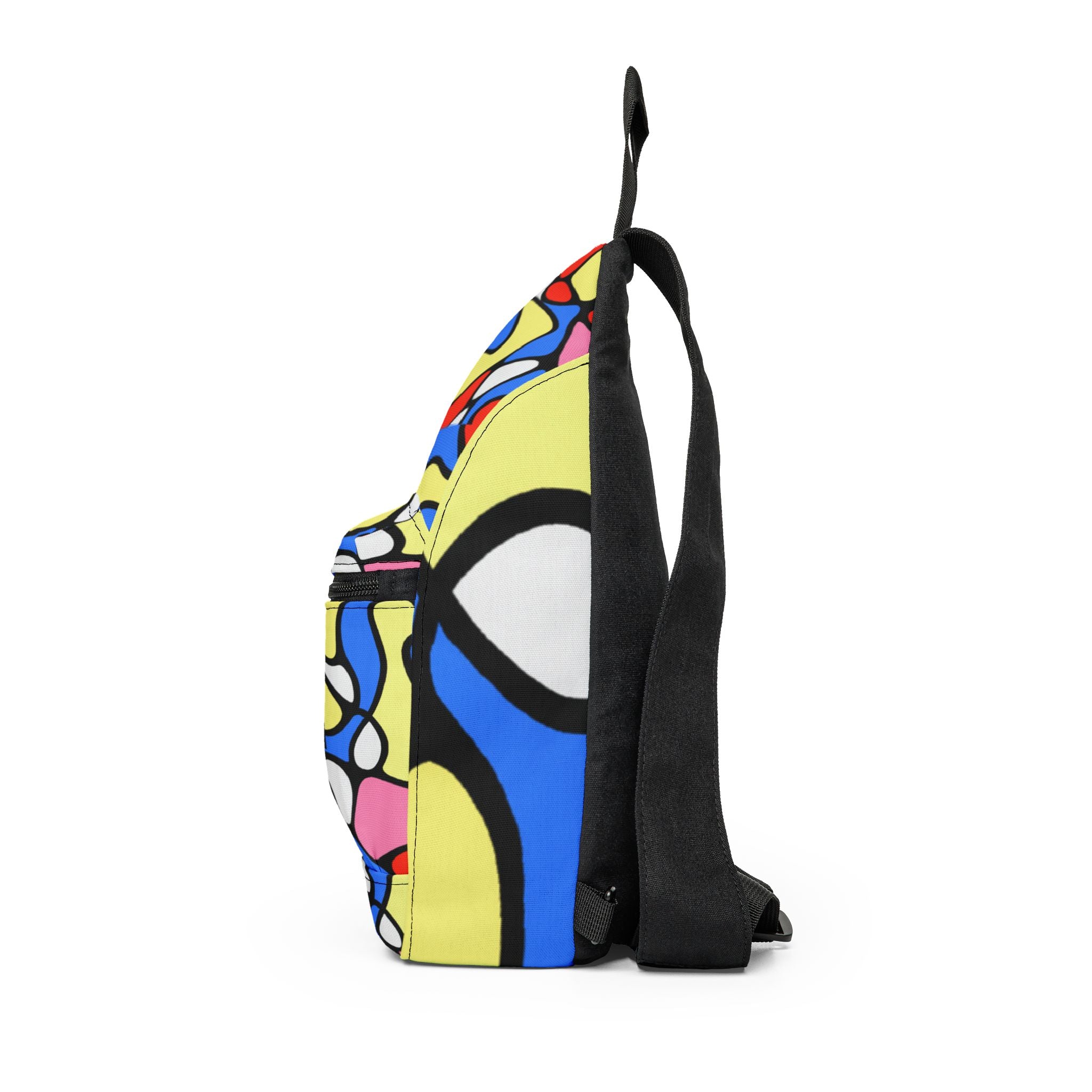 "Groovy Delight: A Trip Down Electric Avenue" - Sling Bag
