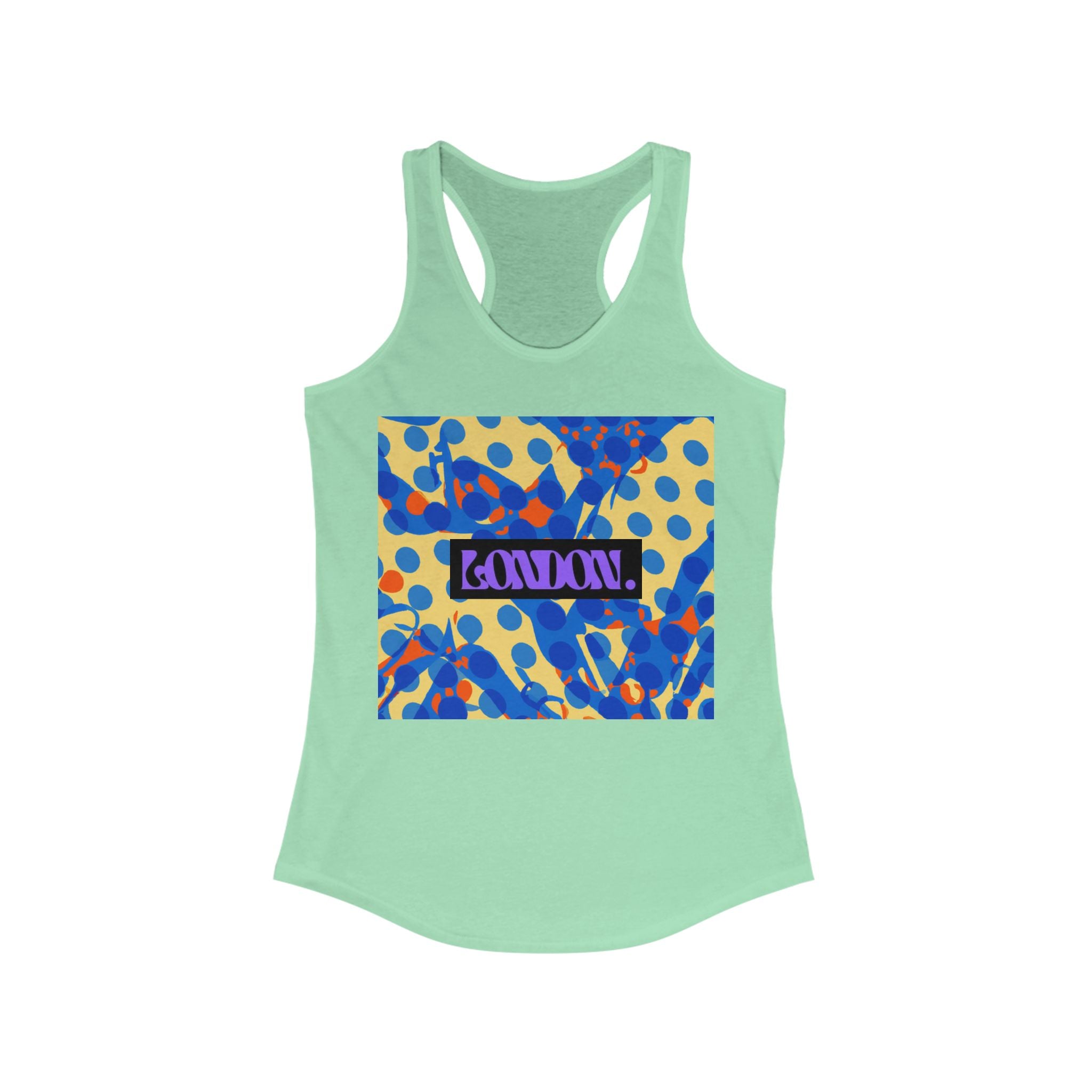 "Sunny Stardust Groove" - Racerback Tank Top
