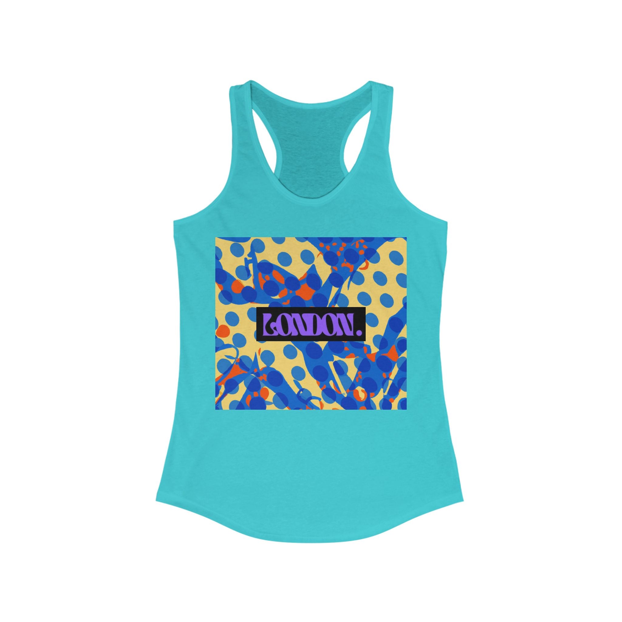 "Sunny Stardust Groove" - Racerback Tank Top