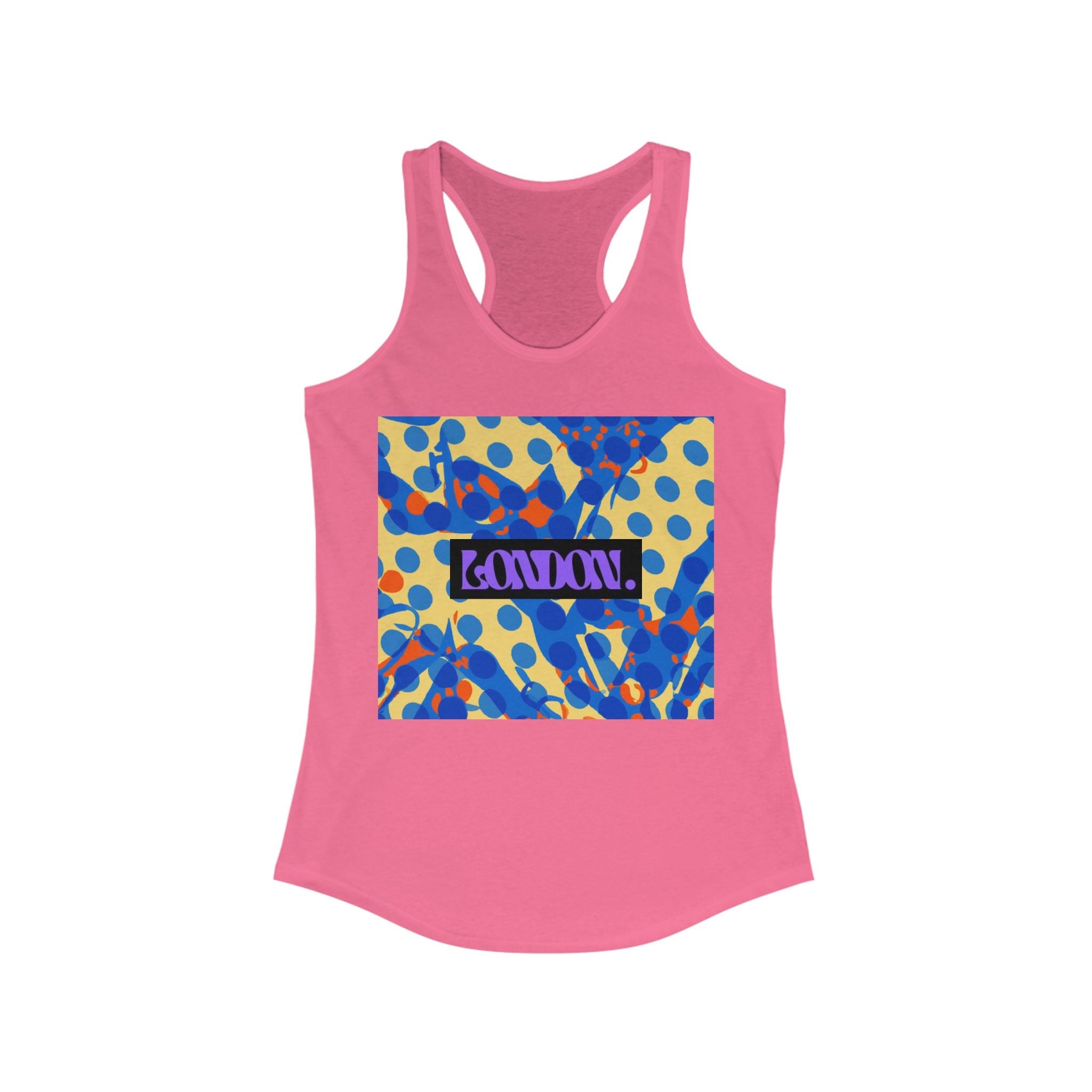 "Sunny Stardust Groove" - Racerback Tank Top