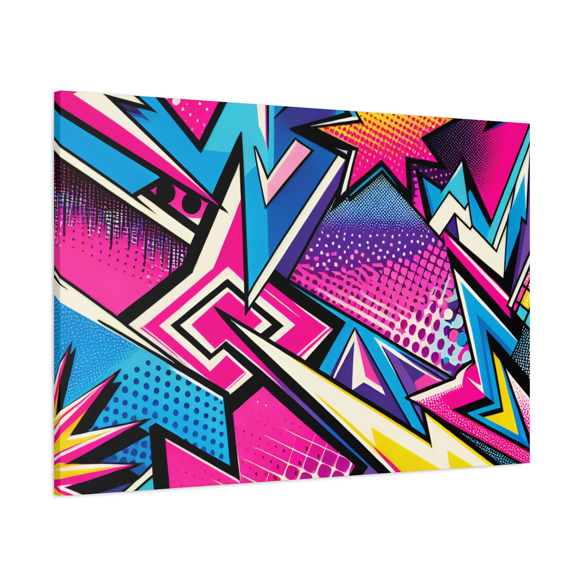 Vibrant Pop Art Explosion Canvas Print - Canvas