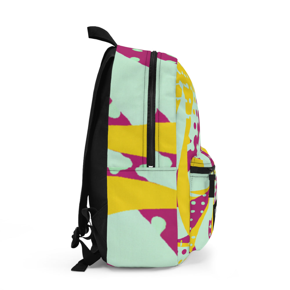 "Groovy Hues by Jasper Stardust" - Backpack