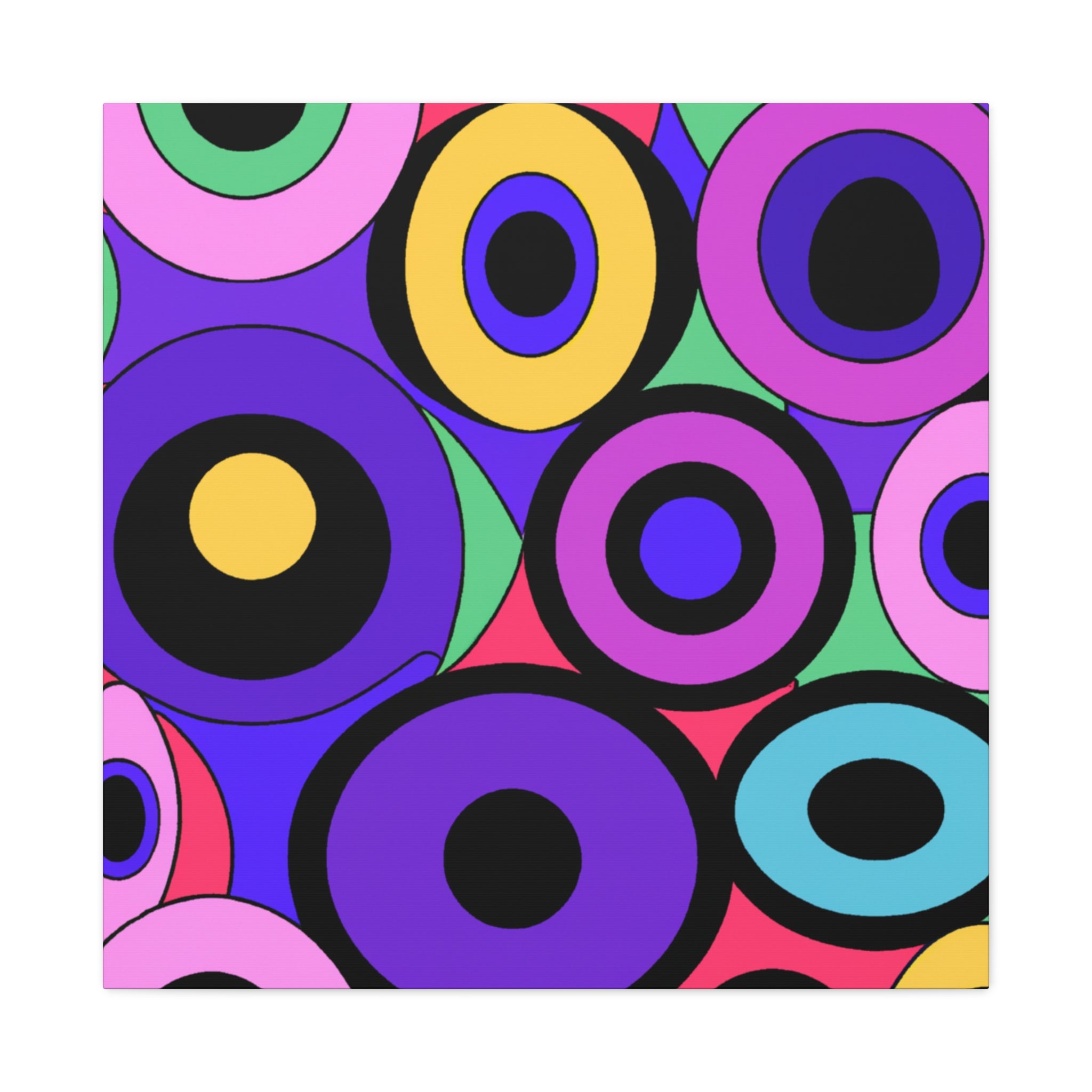 Groovy Kaleidoscope - Canvas