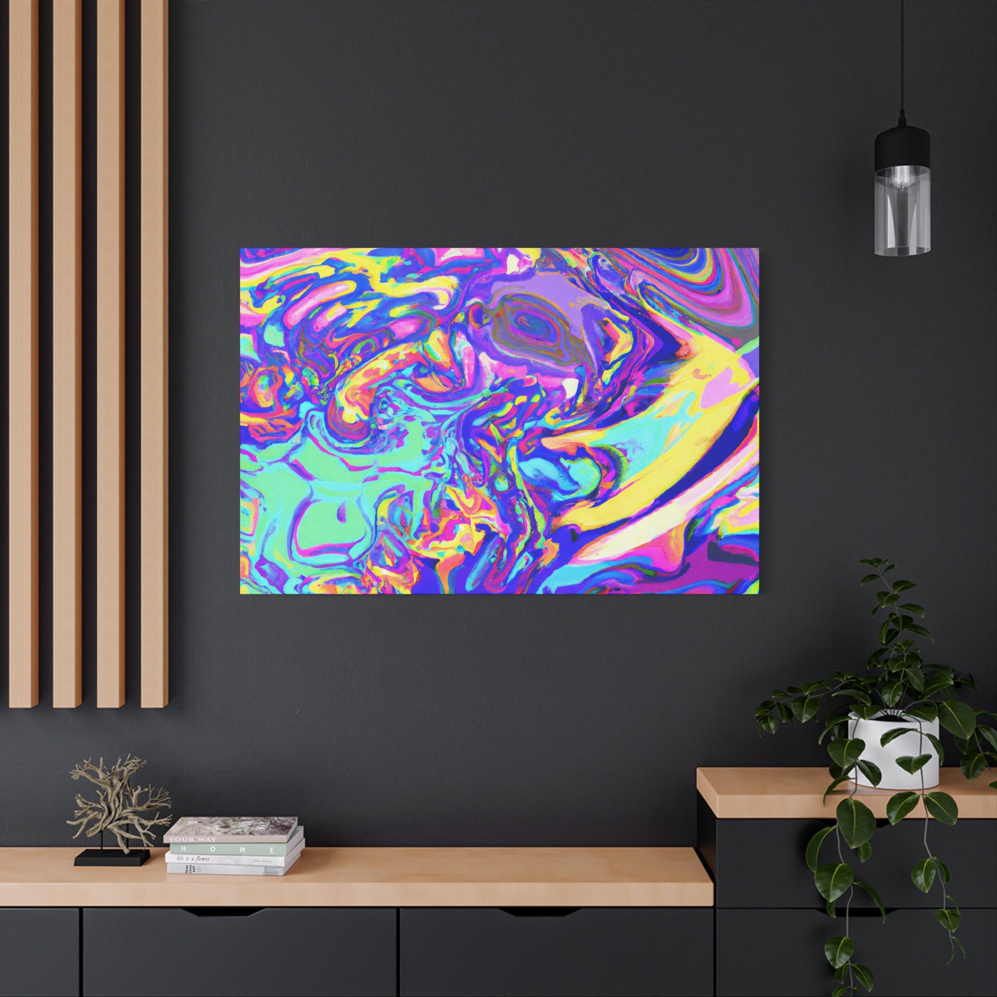 Groovy Kaleidoscope - Canvas