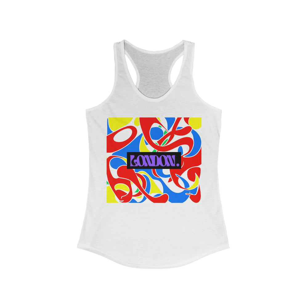 "Groovy Mirage Prism" - Racerback Tank Top