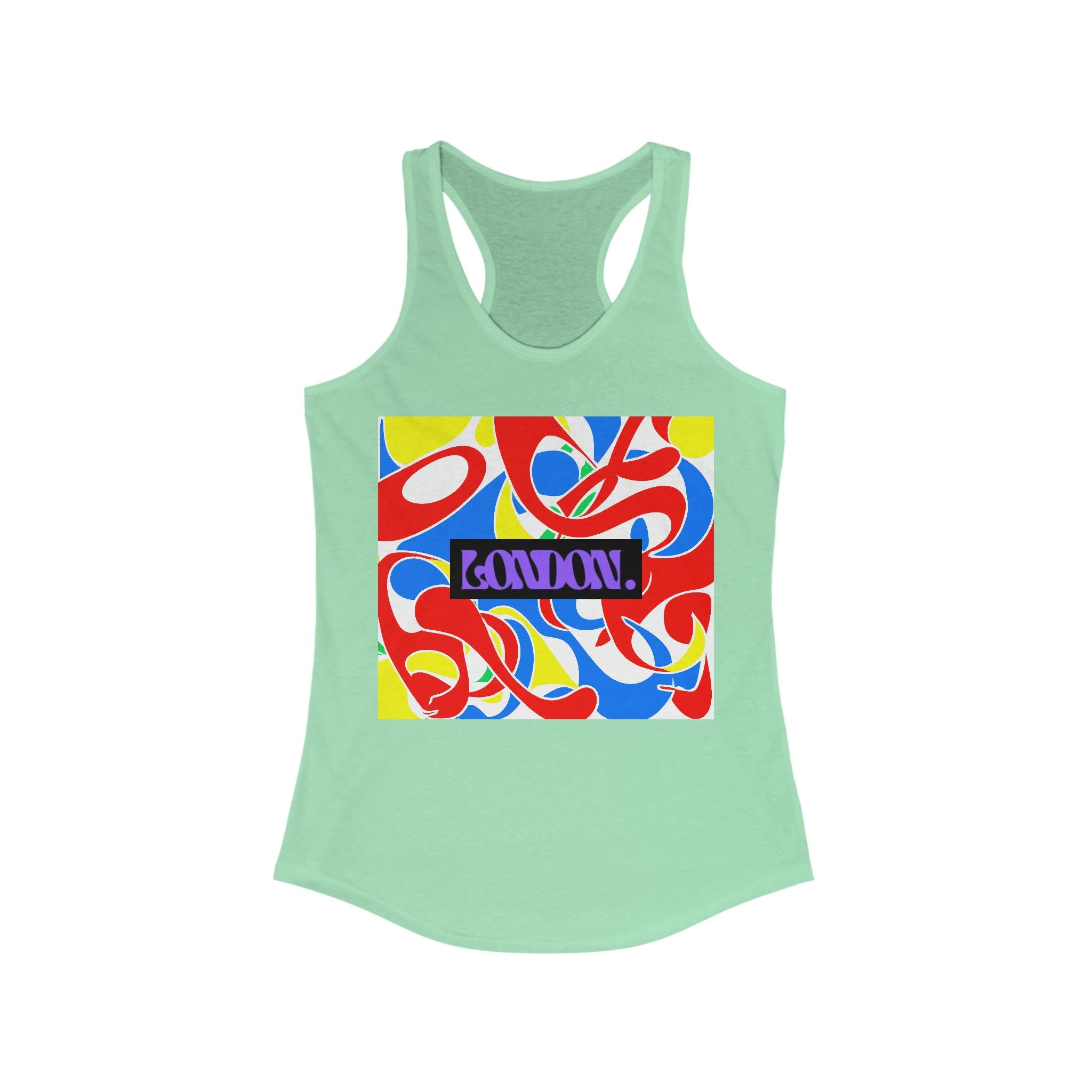 "Groovy Mirage Prism" - Racerback Tank Top