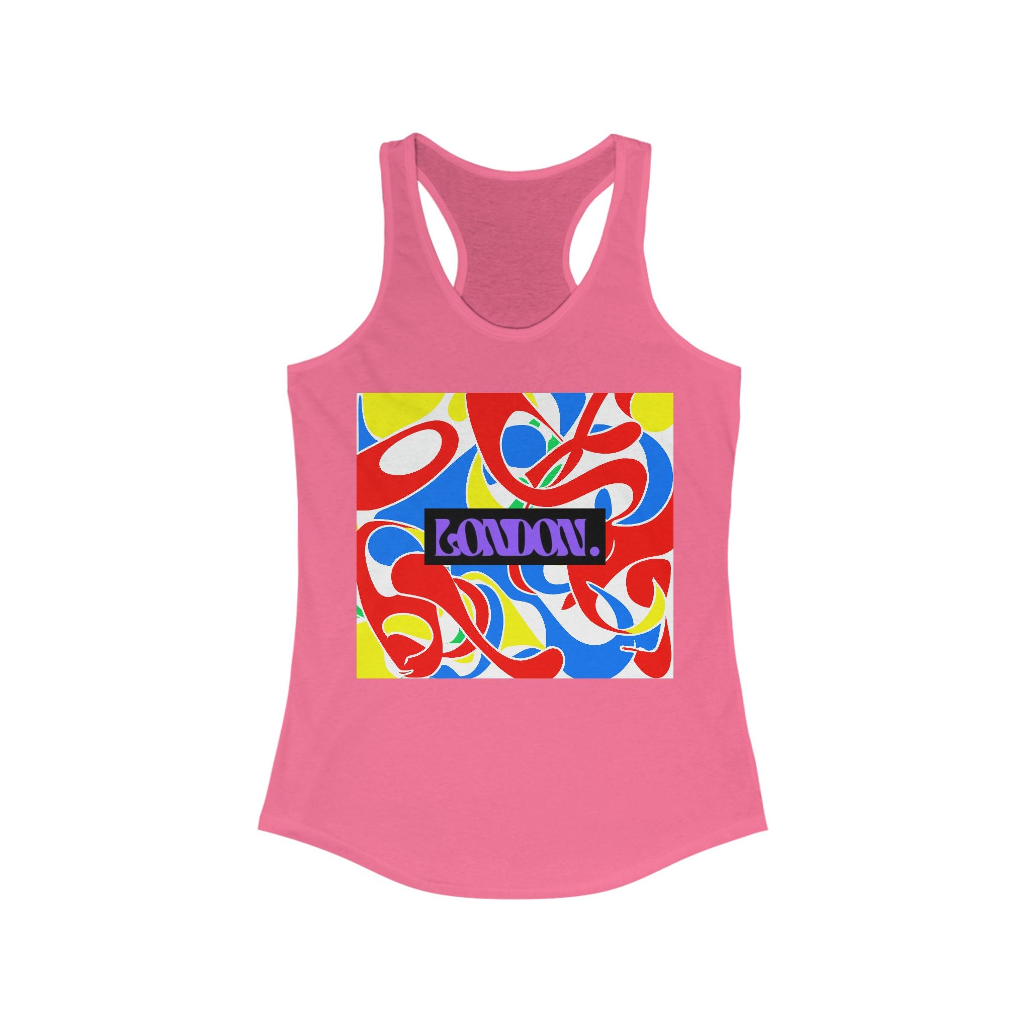 "Groovy Mirage Prism" - Racerback Tank Top