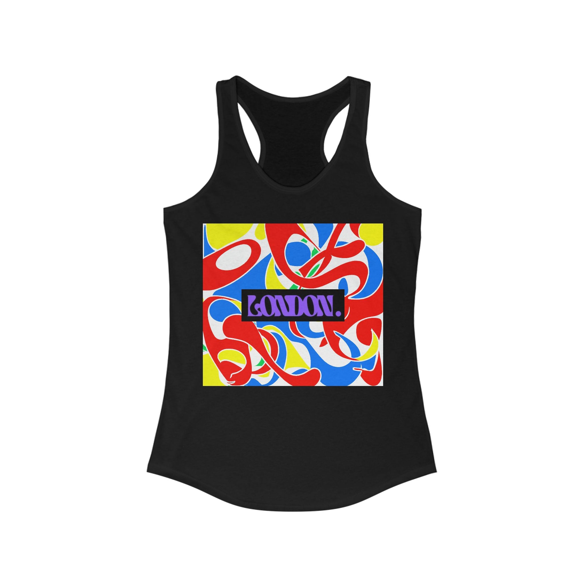 "Groovy Mirage Prism" - Racerback Tank Top