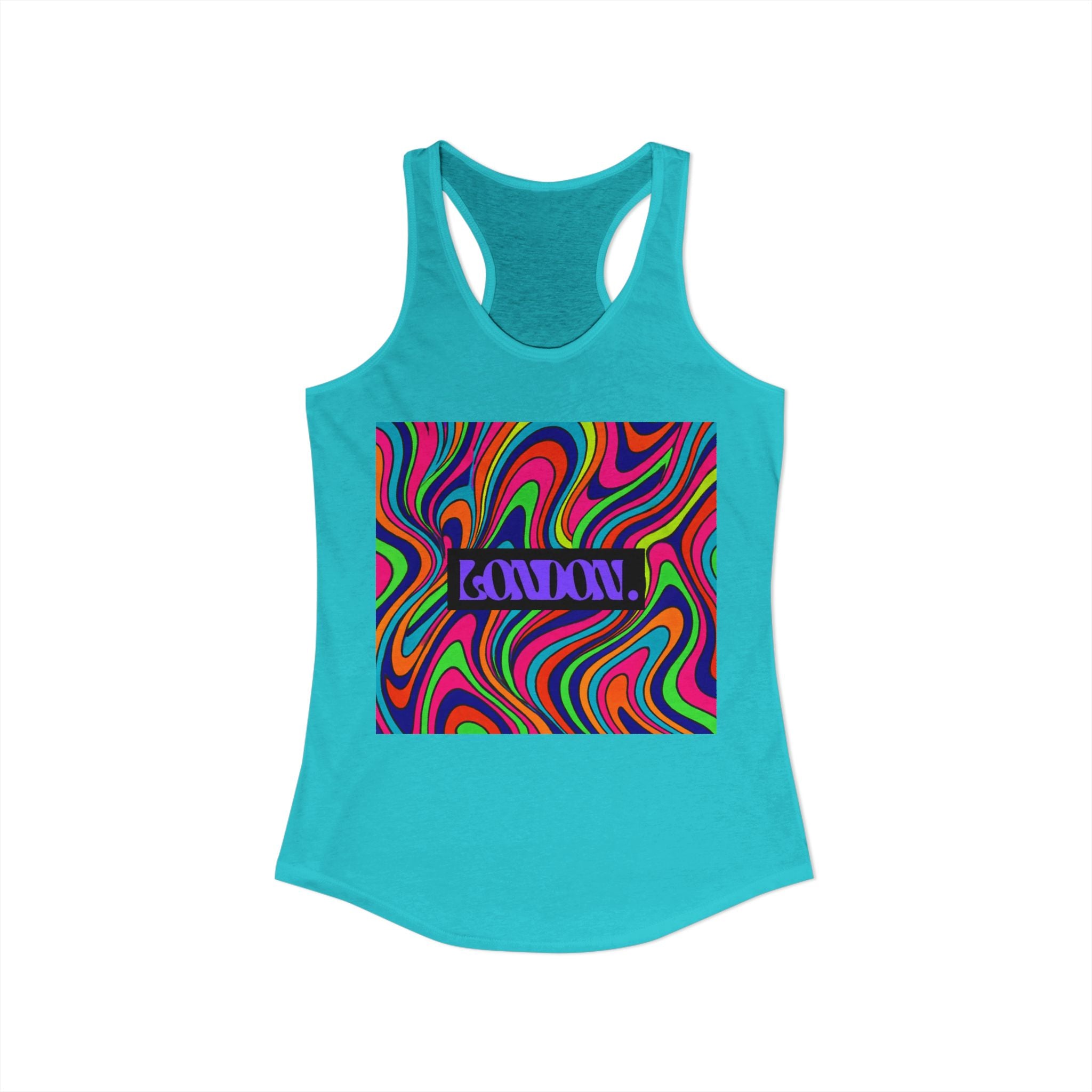 "Kaleidoscope Groove" - Racerback Tank Top