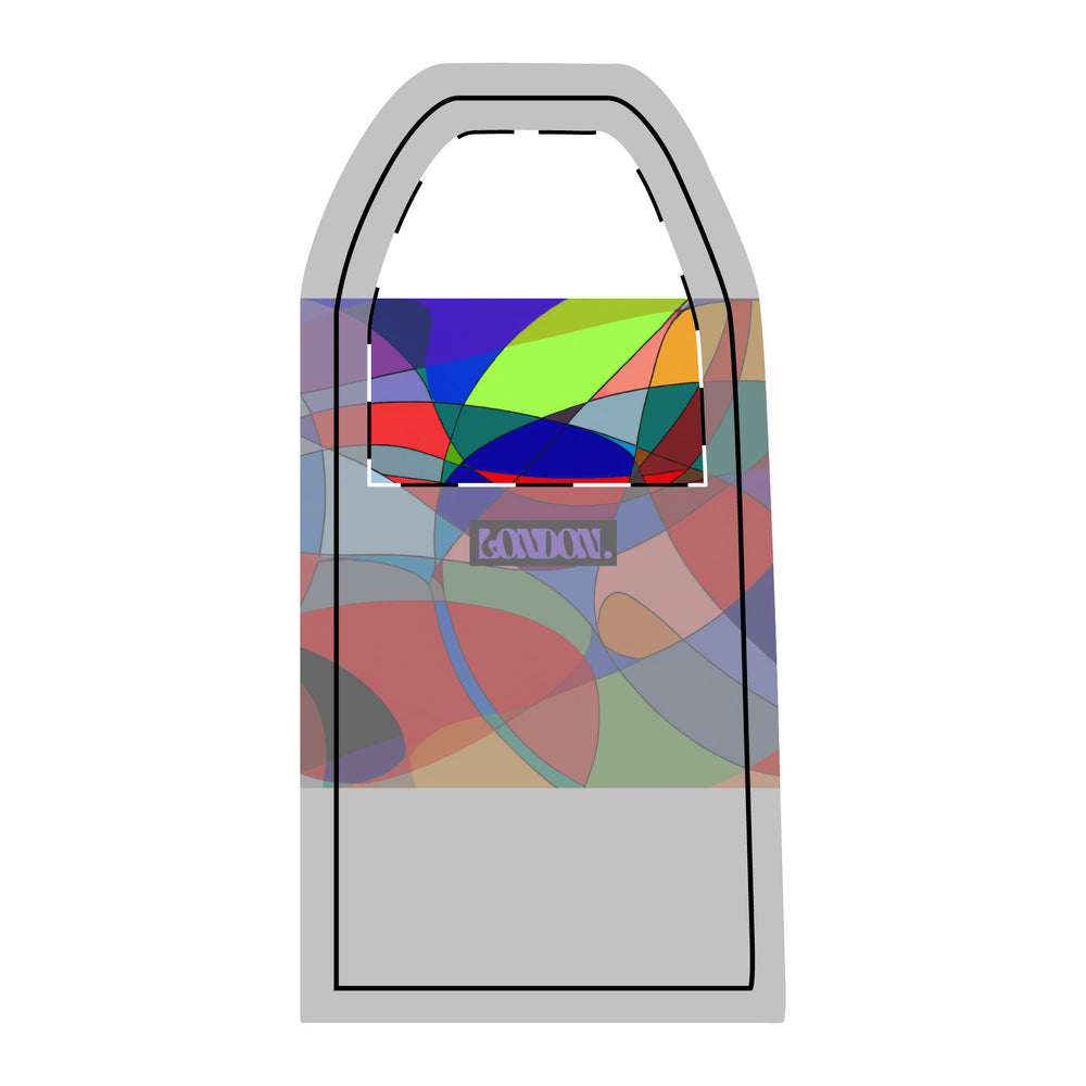 "Groovy Doodles: A Trip Through Kaleidoscope Colors" - Sling Bag
