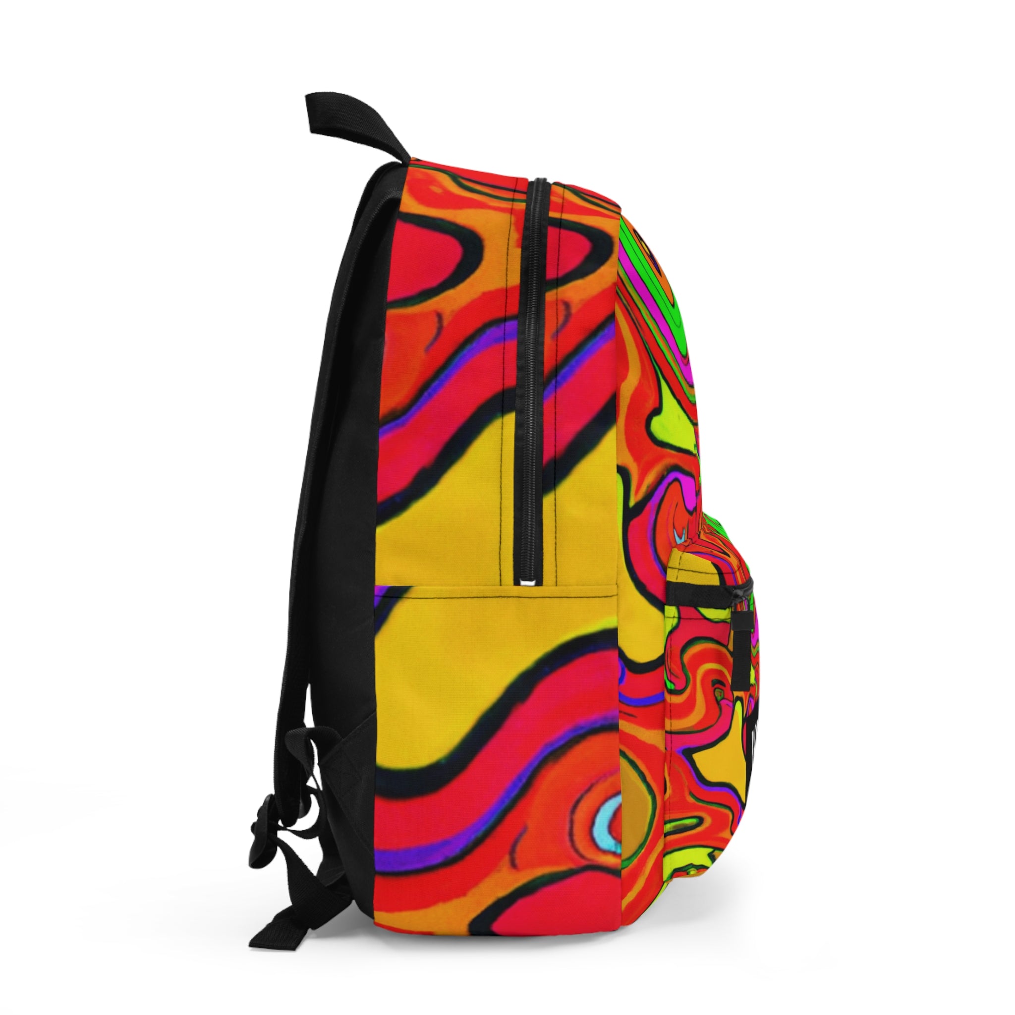 "Groovy Illusions: A Journey into Pop Art Delirium" - Backpack