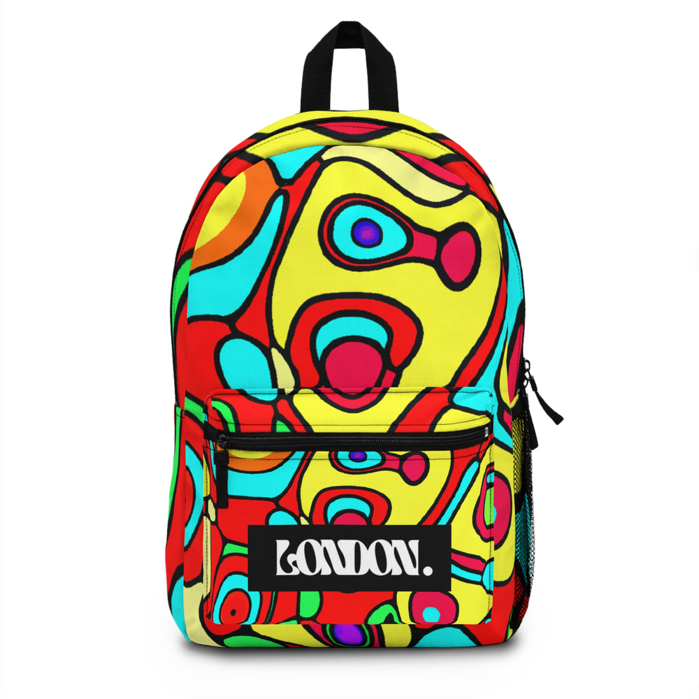 "Groovy Mirage: Vintage Pop Revival" - Backpack