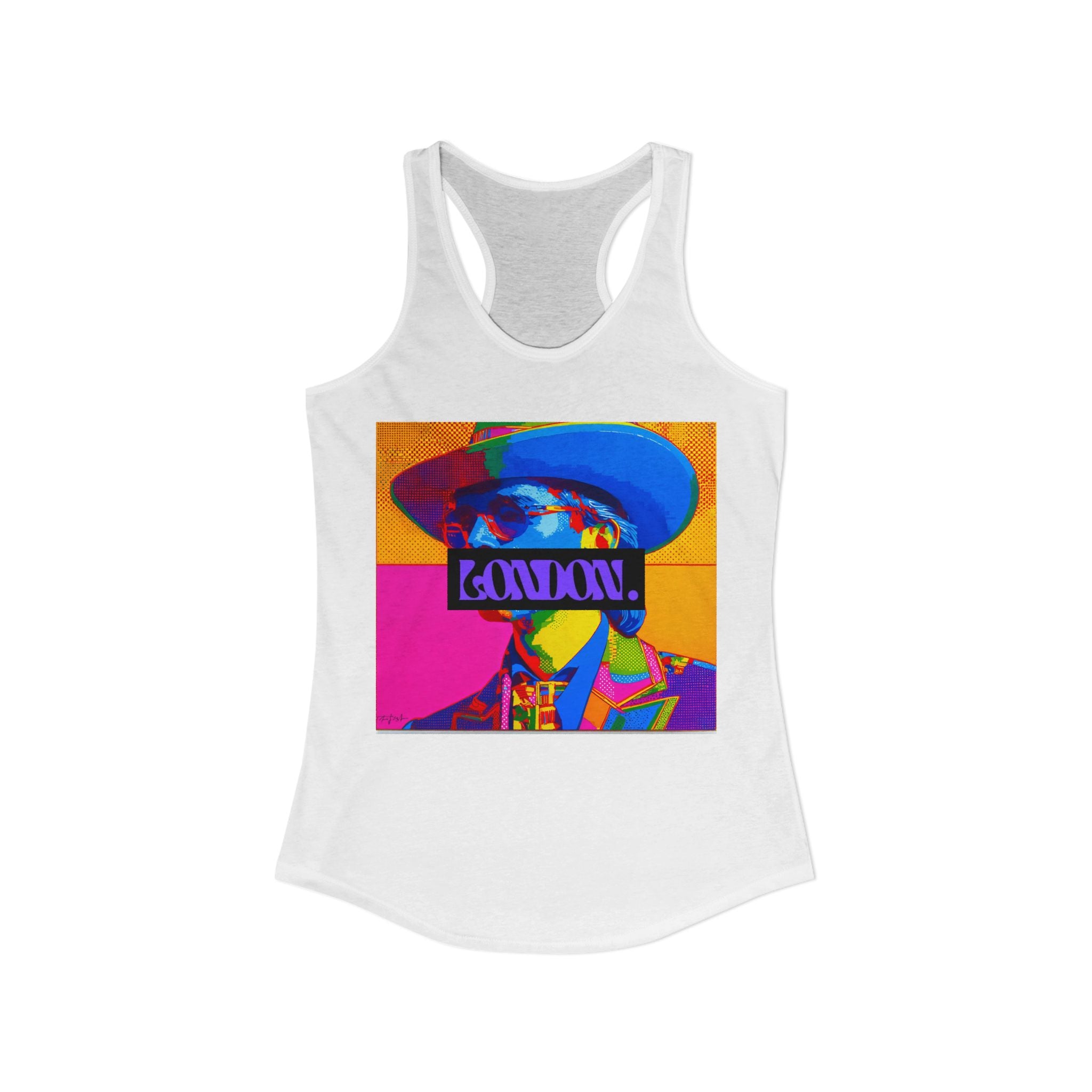 "Kaleidoscope Carousel" - Racerback Tank Top