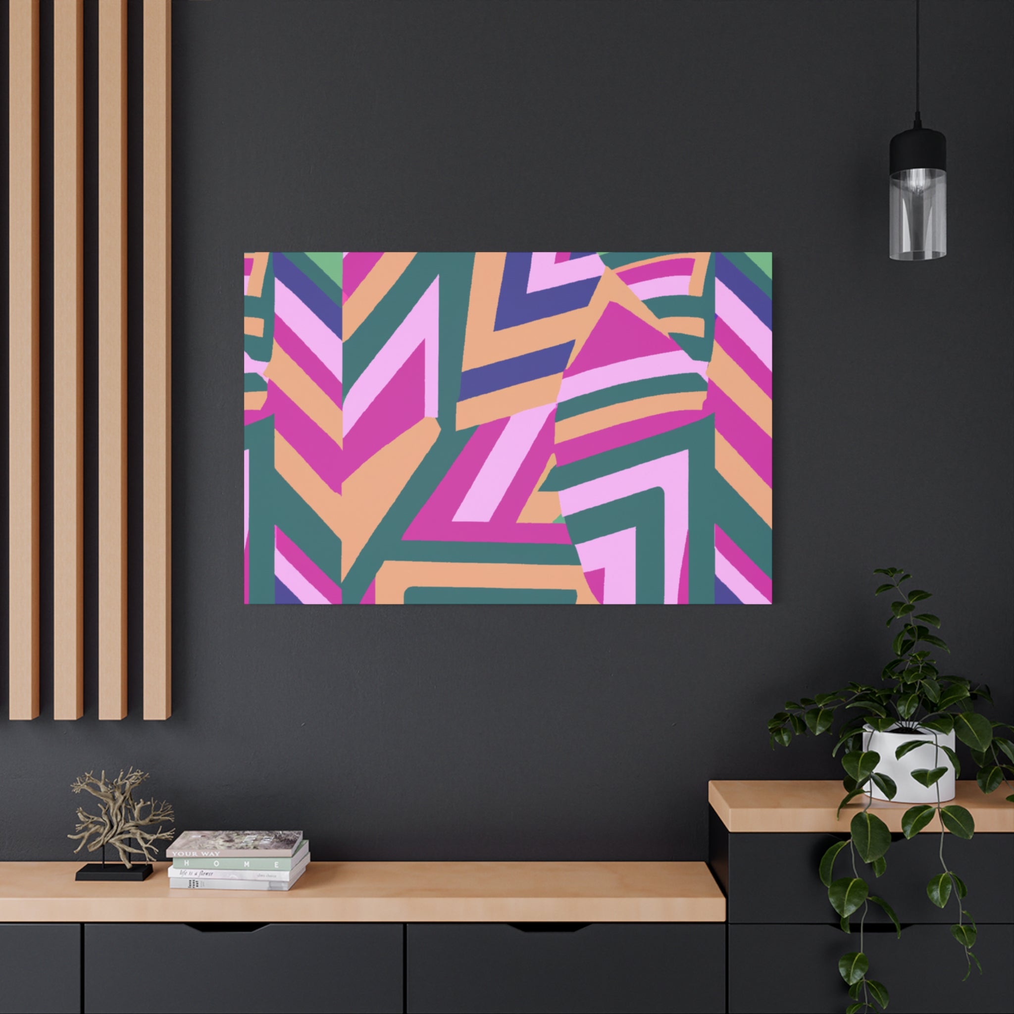 Groovy Kaleidoscope - Canvas