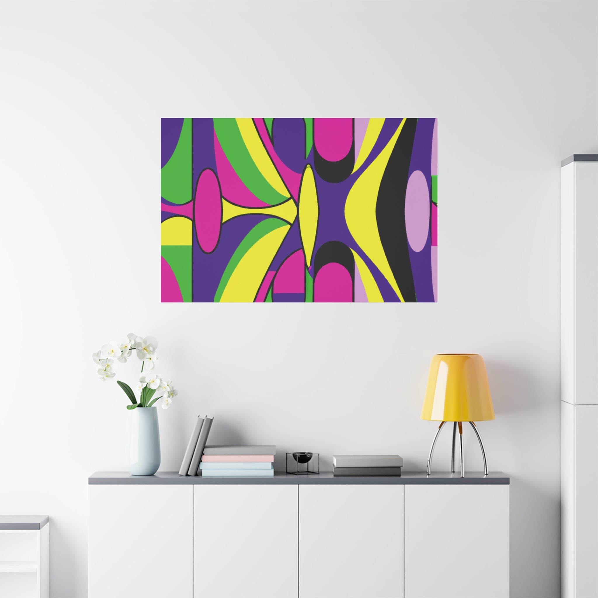 Groovy Kaleidoscope - Canvas