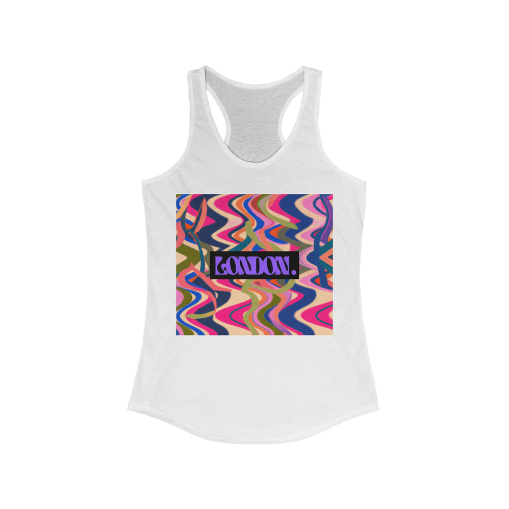 "Groovy Visions by Stellah Luna" - Racerback Tank Top