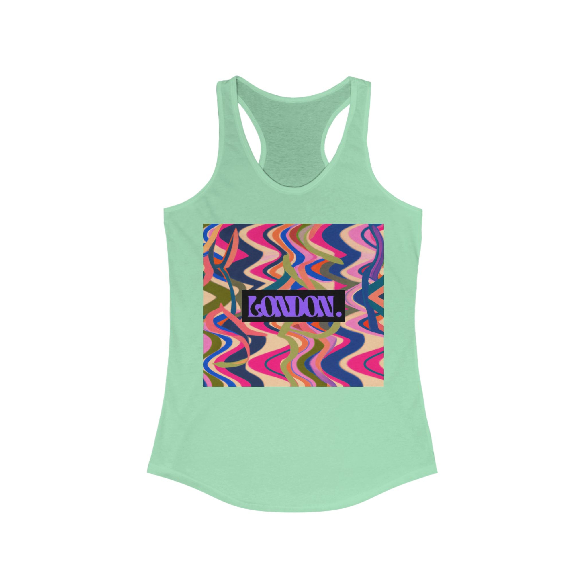 "Groovy Visions by Stellah Luna" - Racerback Tank Top