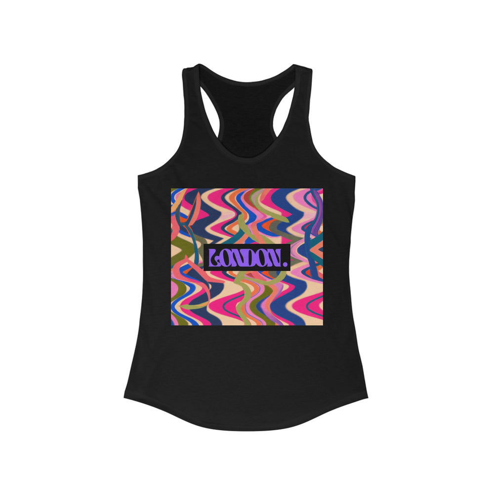 "Groovy Visions by Stellah Luna" - Racerback Tank Top