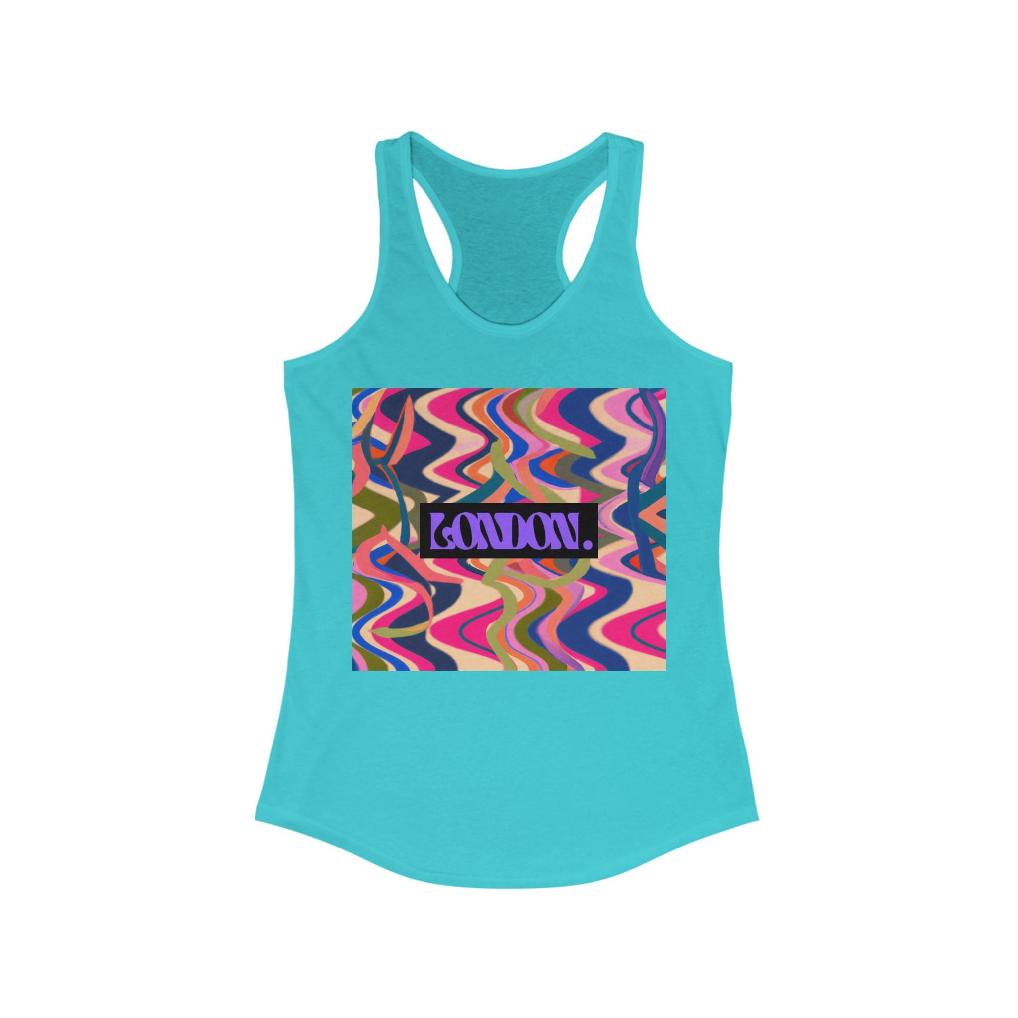 "Groovy Visions by Stellah Luna" - Racerback Tank Top