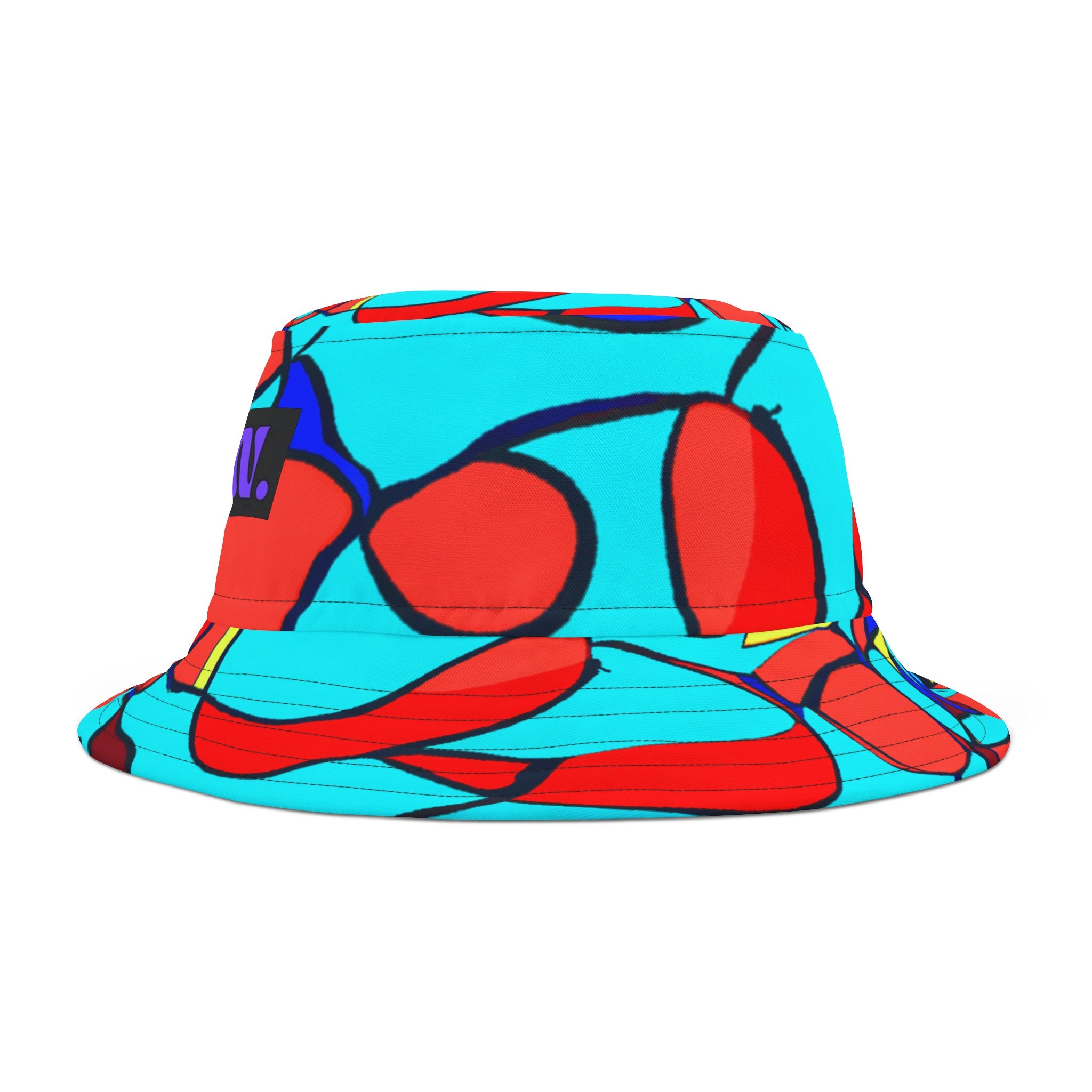 "Groovy Spectrum: A Twist of Kaleidoscope Dreams" - Bucket Hat