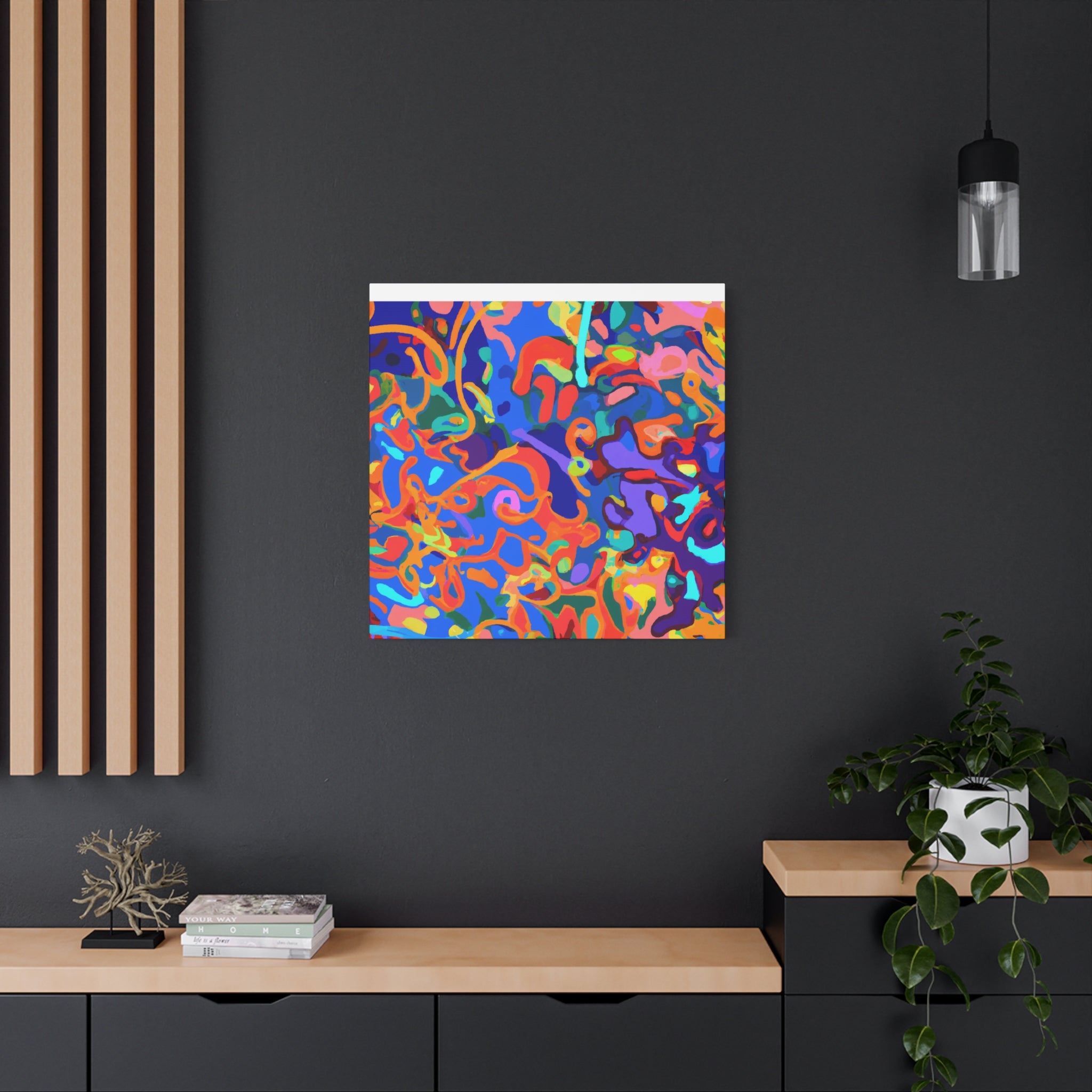 Groovy Aurora - Canvas