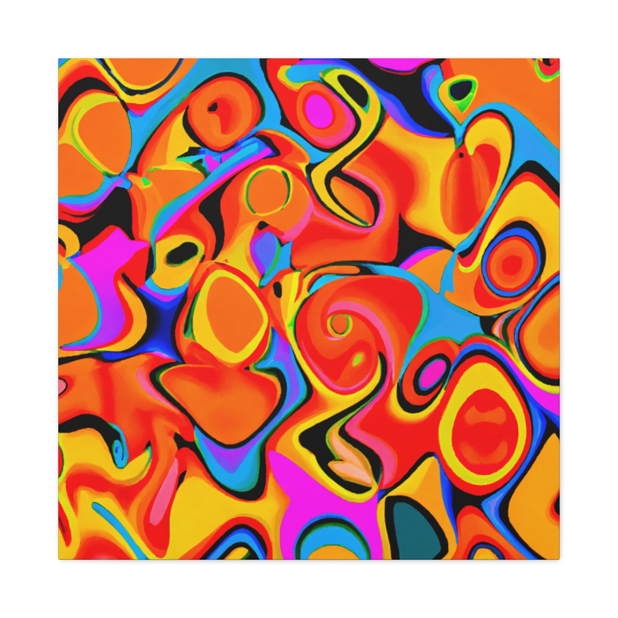 Groovy Kaleidoscope - Canvas