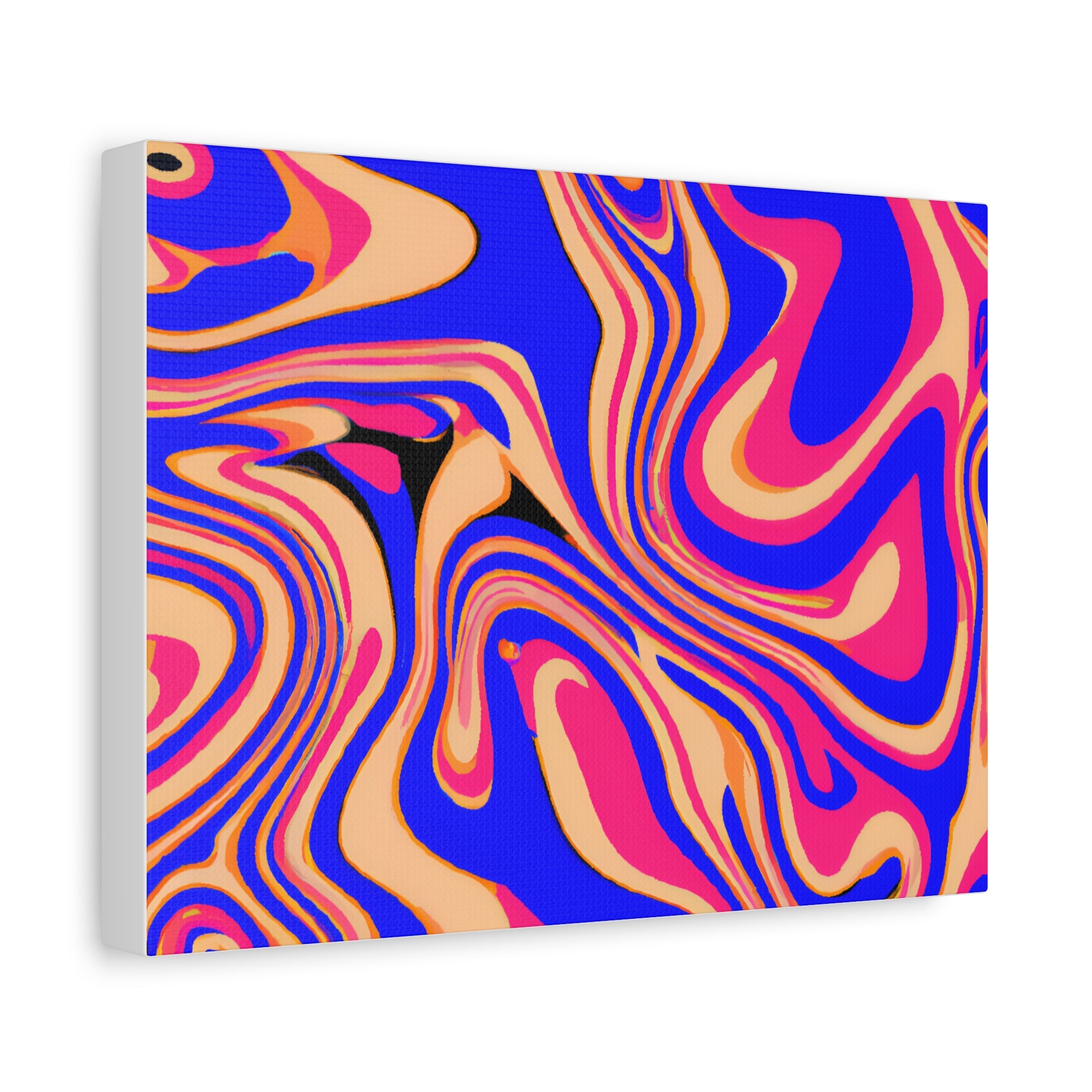 Psychedelic Swirls Abstract Art Canvas - Canvas