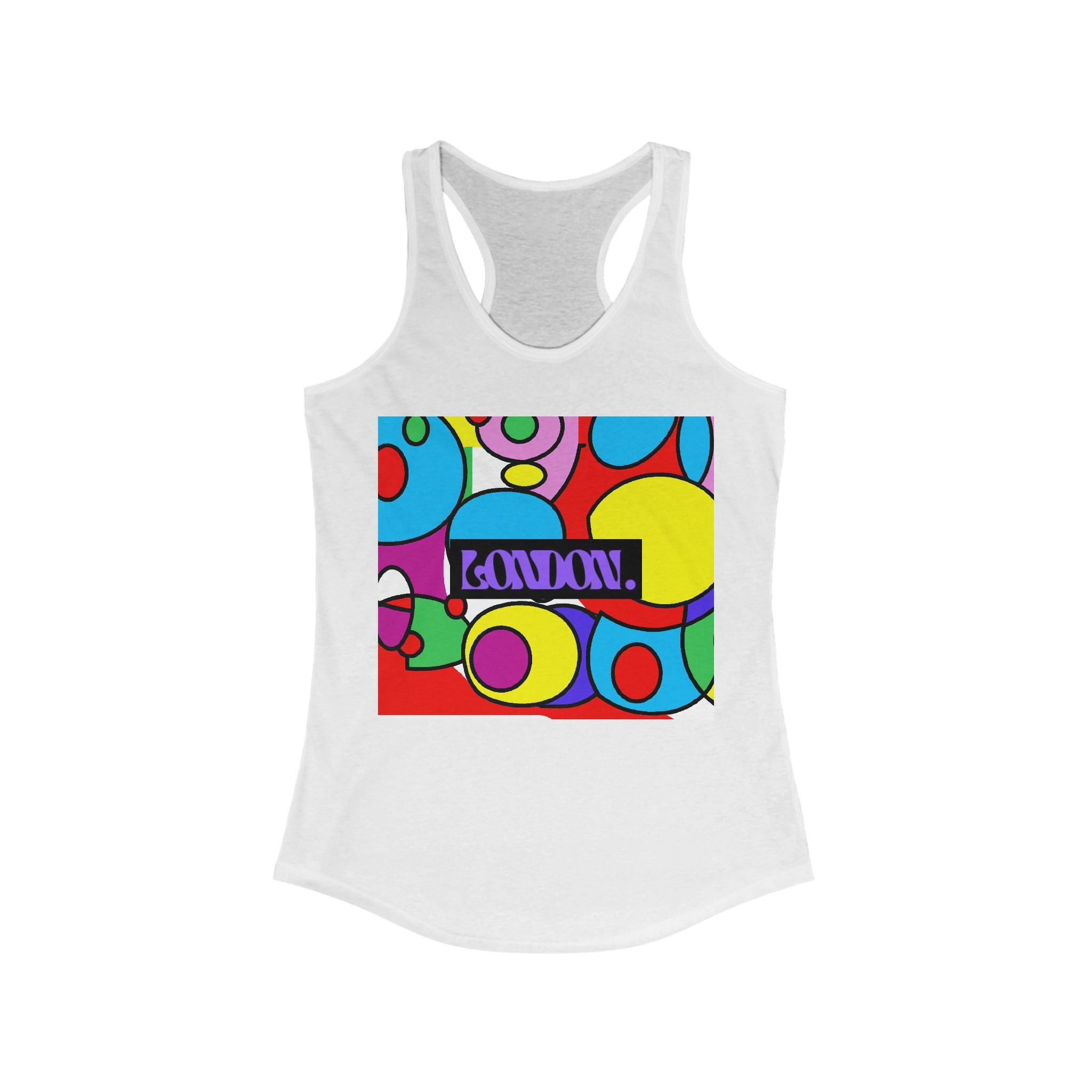 "Funky Sundial Groove" - Racerback Tank Top