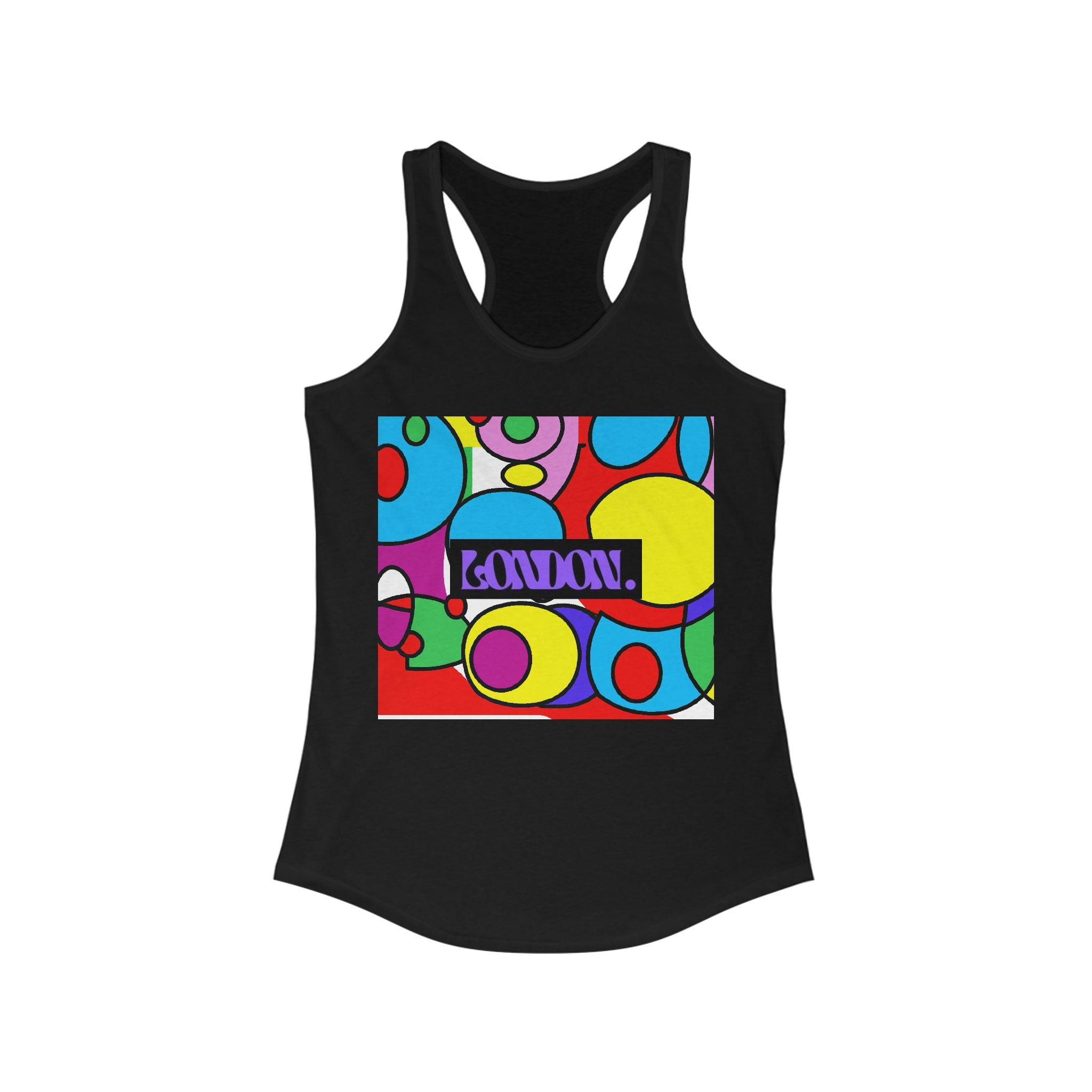 "Funky Sundial Groove" - Racerback Tank Top