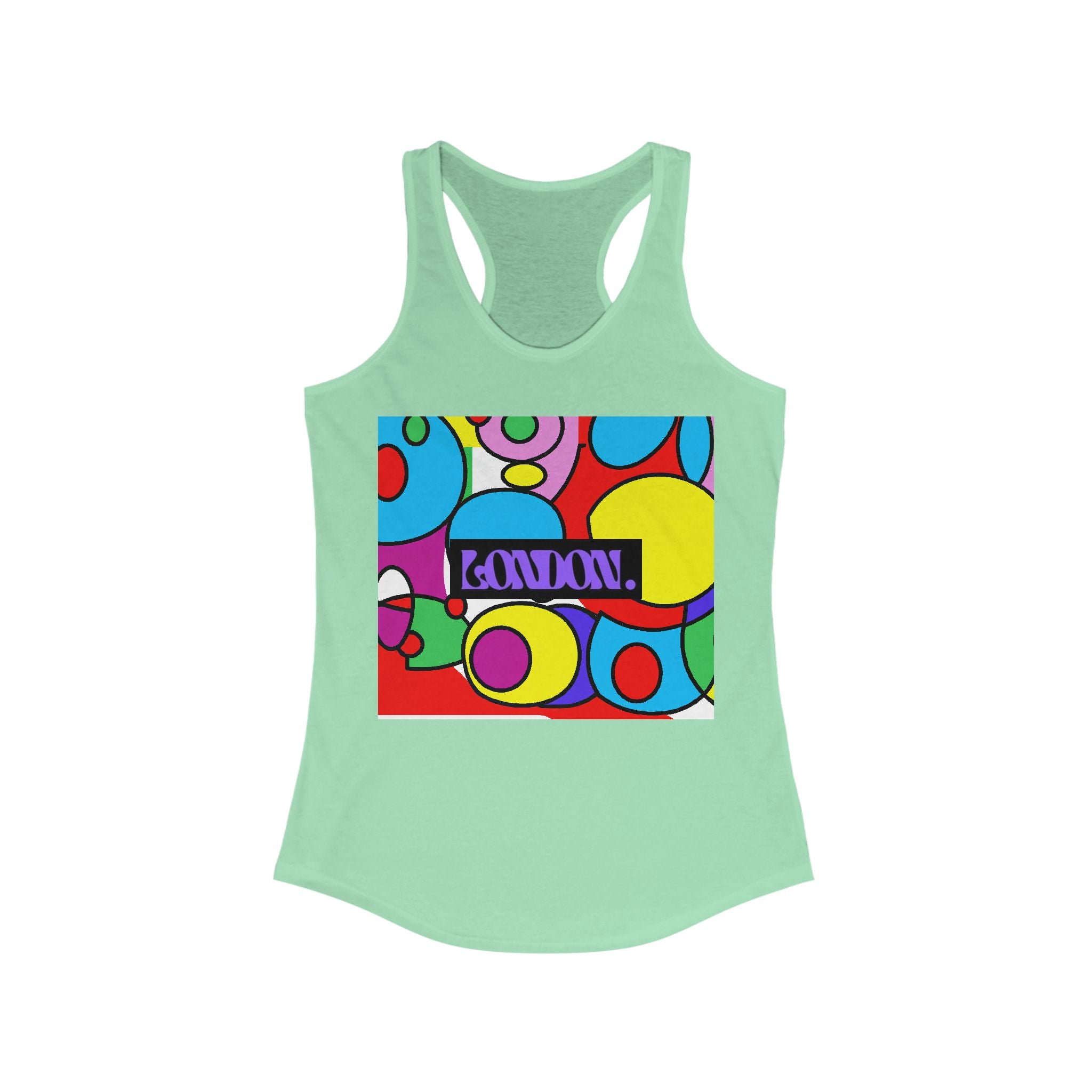 "Funky Sundial Groove" - Racerback Tank Top