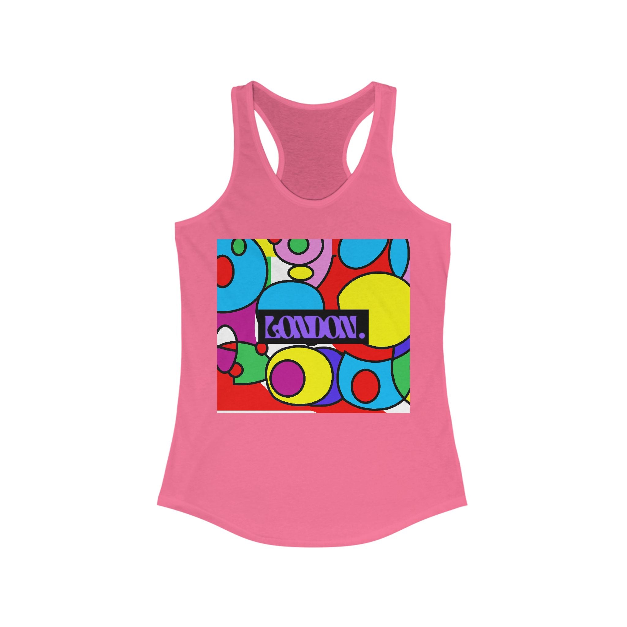 "Funky Sundial Groove" - Racerback Tank Top