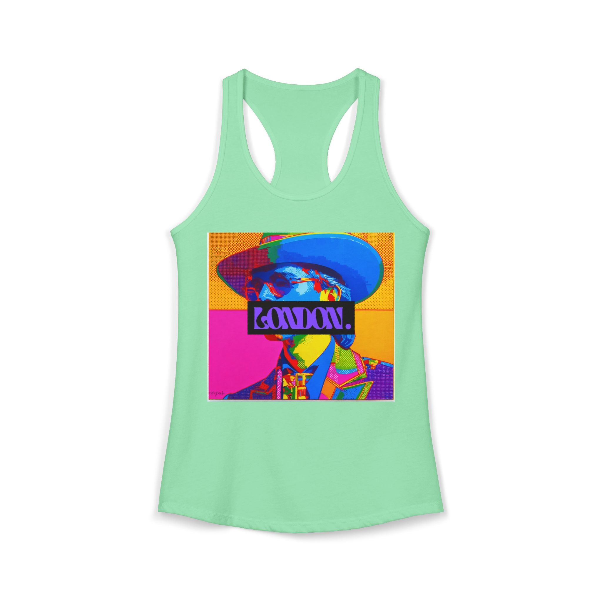 "Kaleidoscope Carousel" - Racerback Tank Top