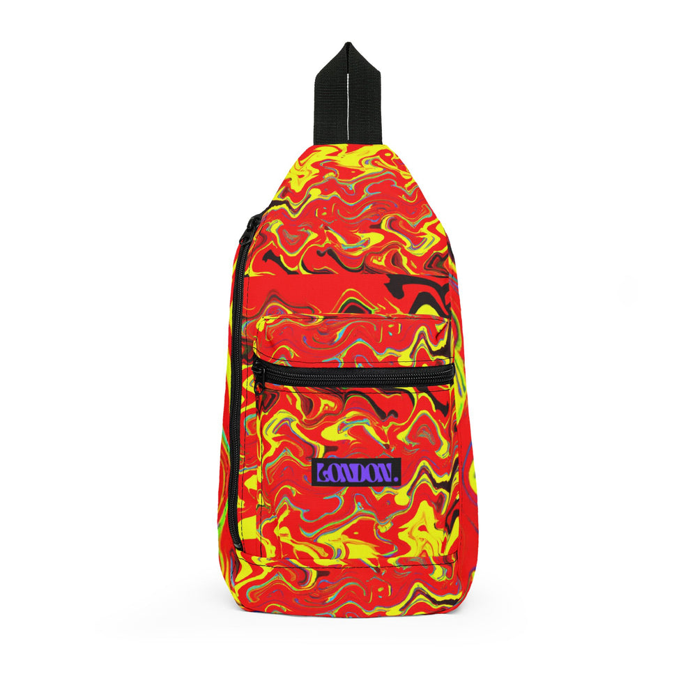 "Velvet Vortex Expressions" - Sling Bag