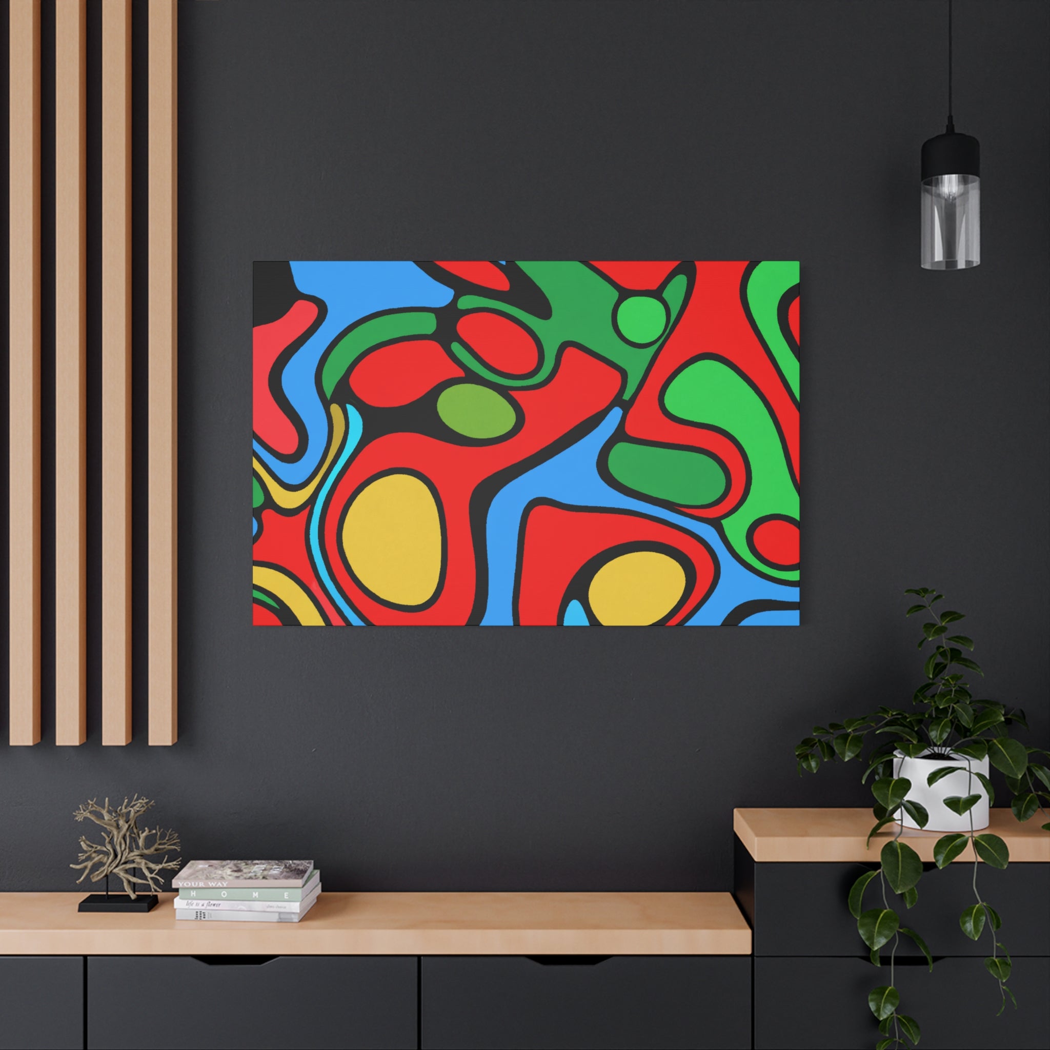 Groovy Kaleidoscope - Canvas