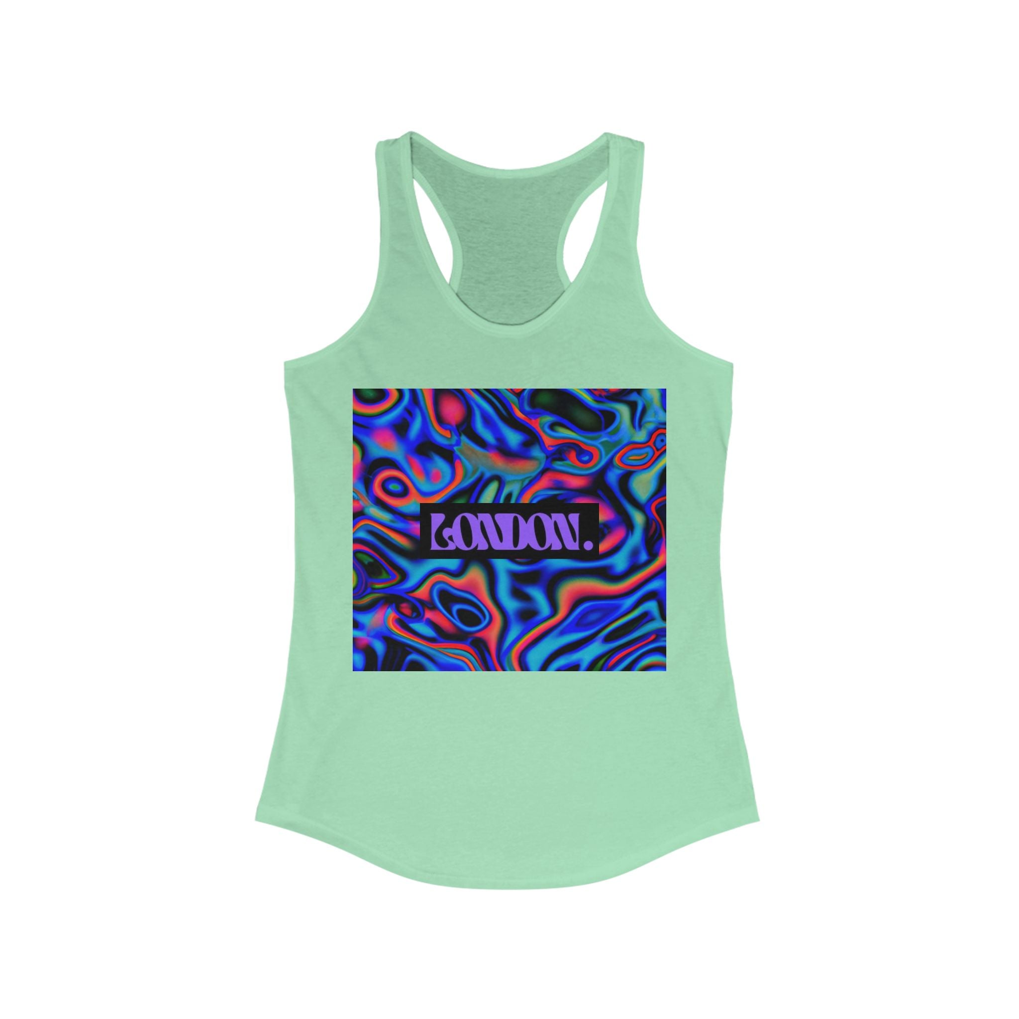 "Flower Power Vision" - Racerback Tank Top