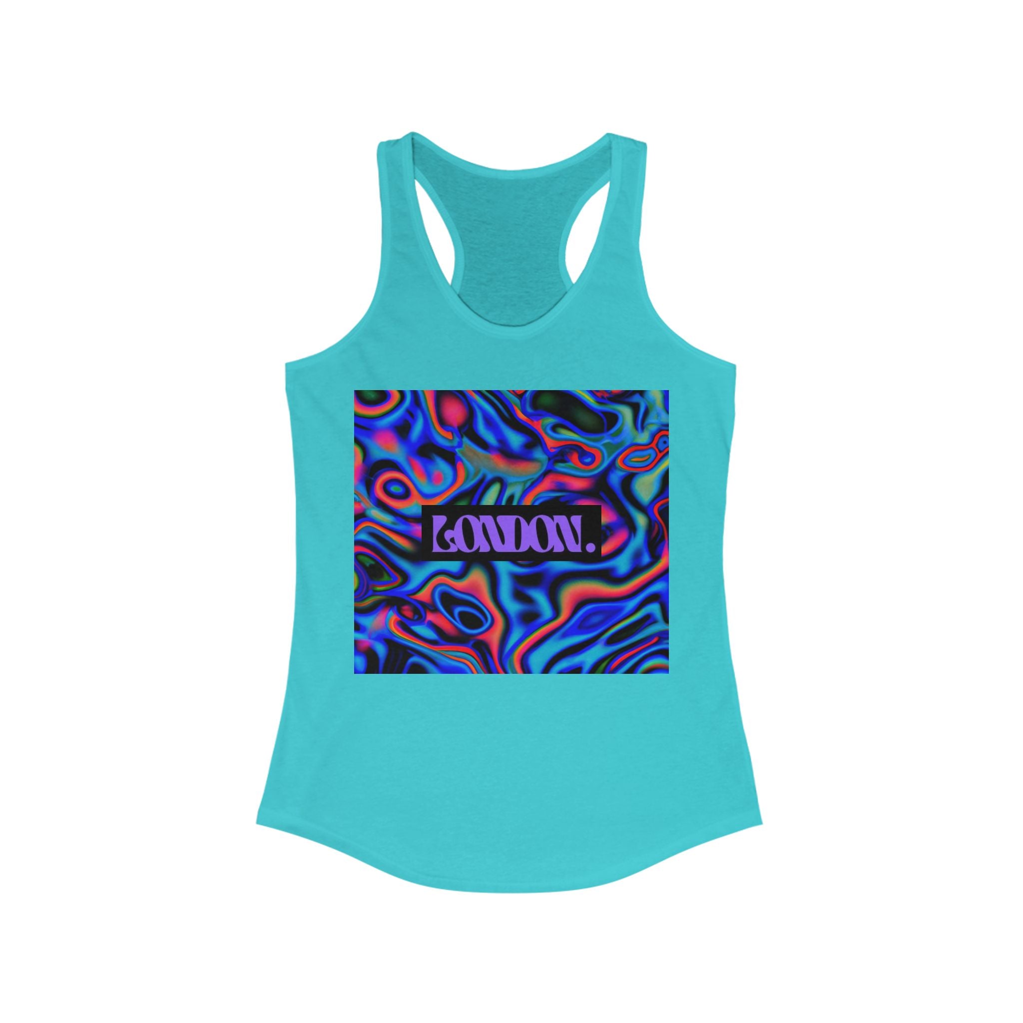 "Flower Power Vision" - Racerback Tank Top