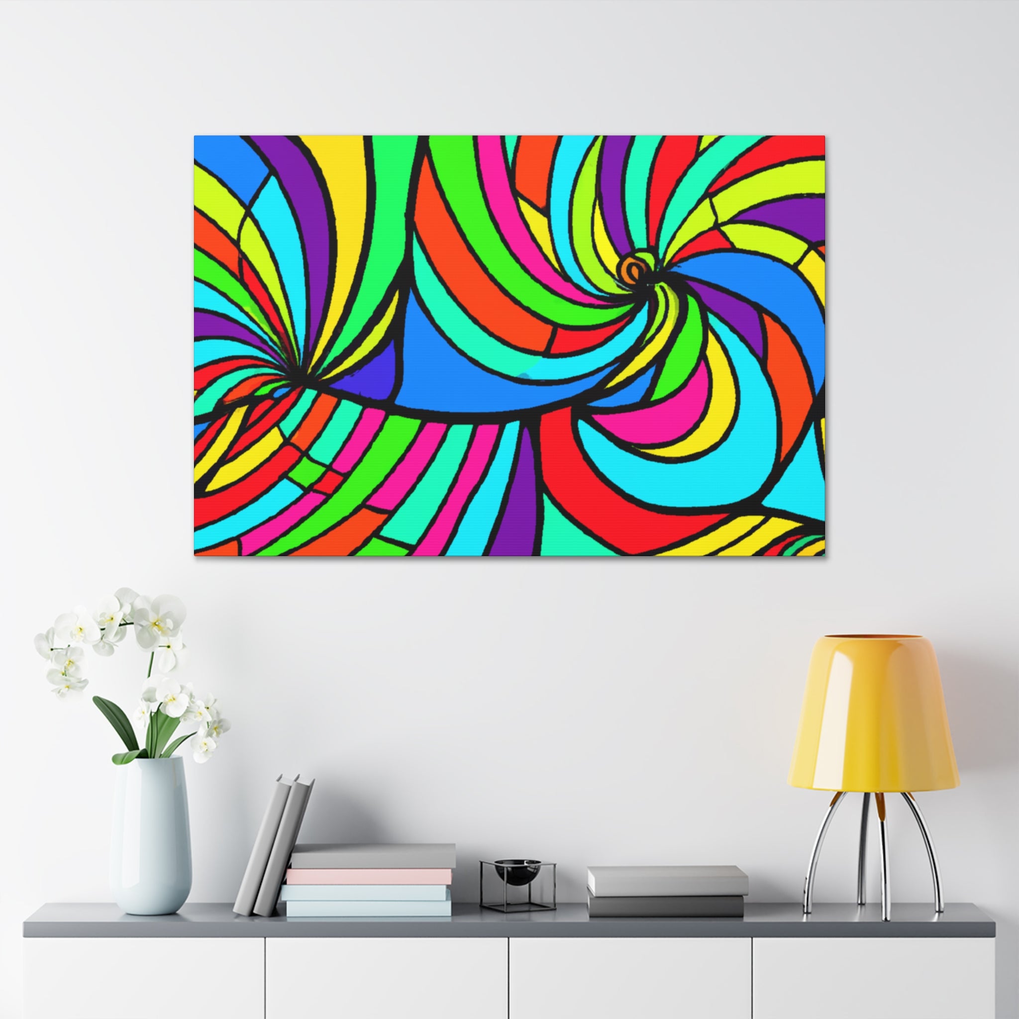 Groovy Spectrum - Canvas