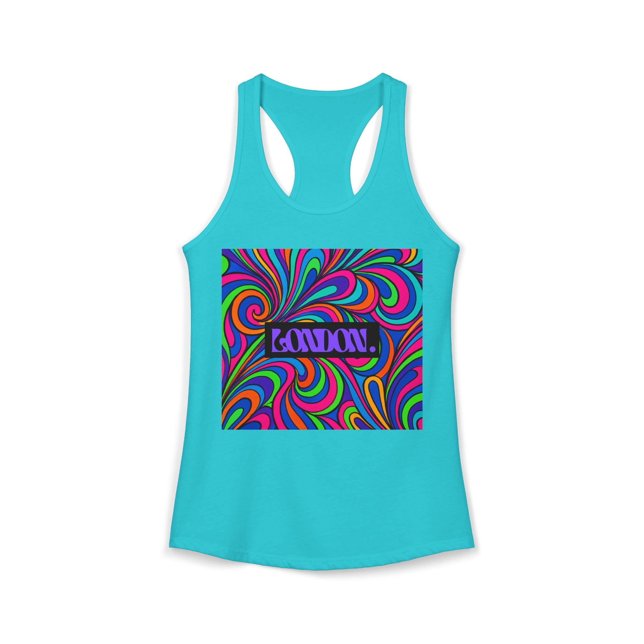 "Groovy Garnet Galaxy" - Racerback Tank Top