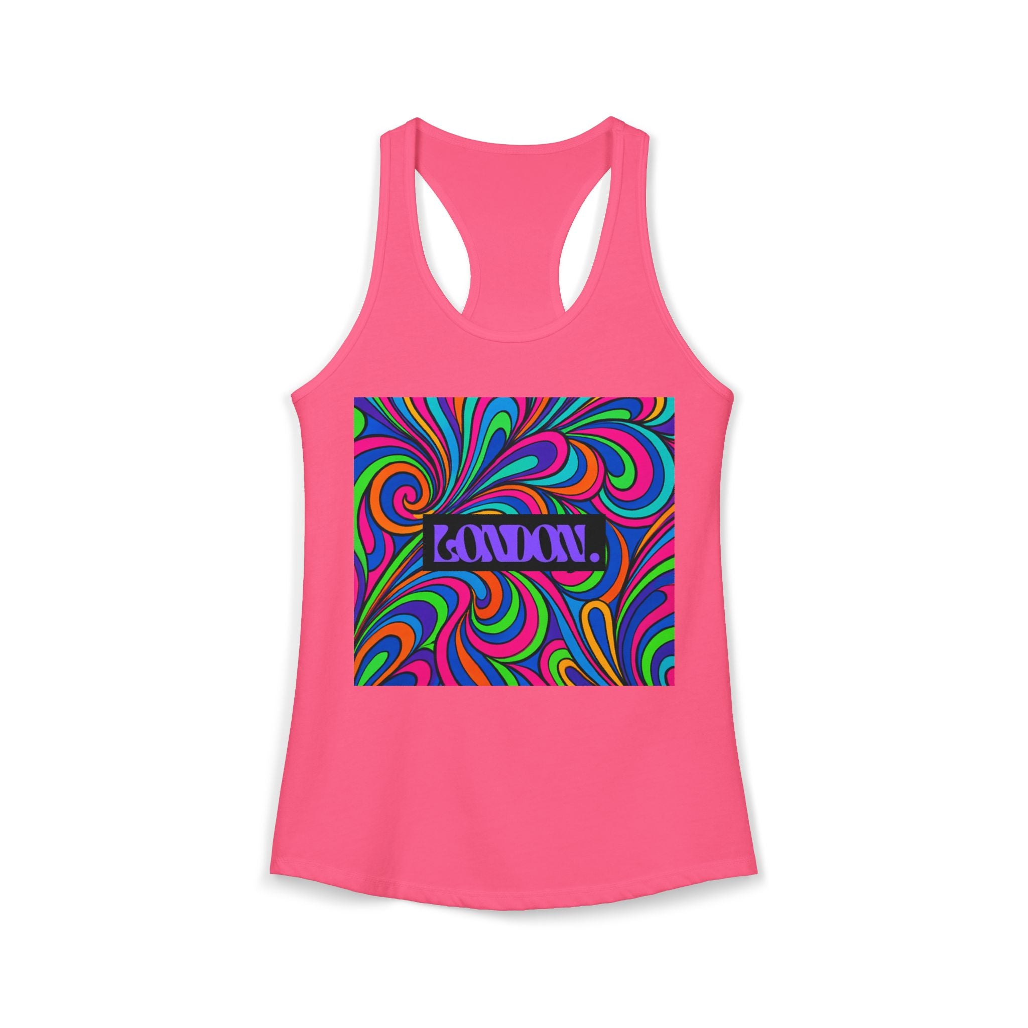 "Groovy Garnet Galaxy" - Racerback Tank Top